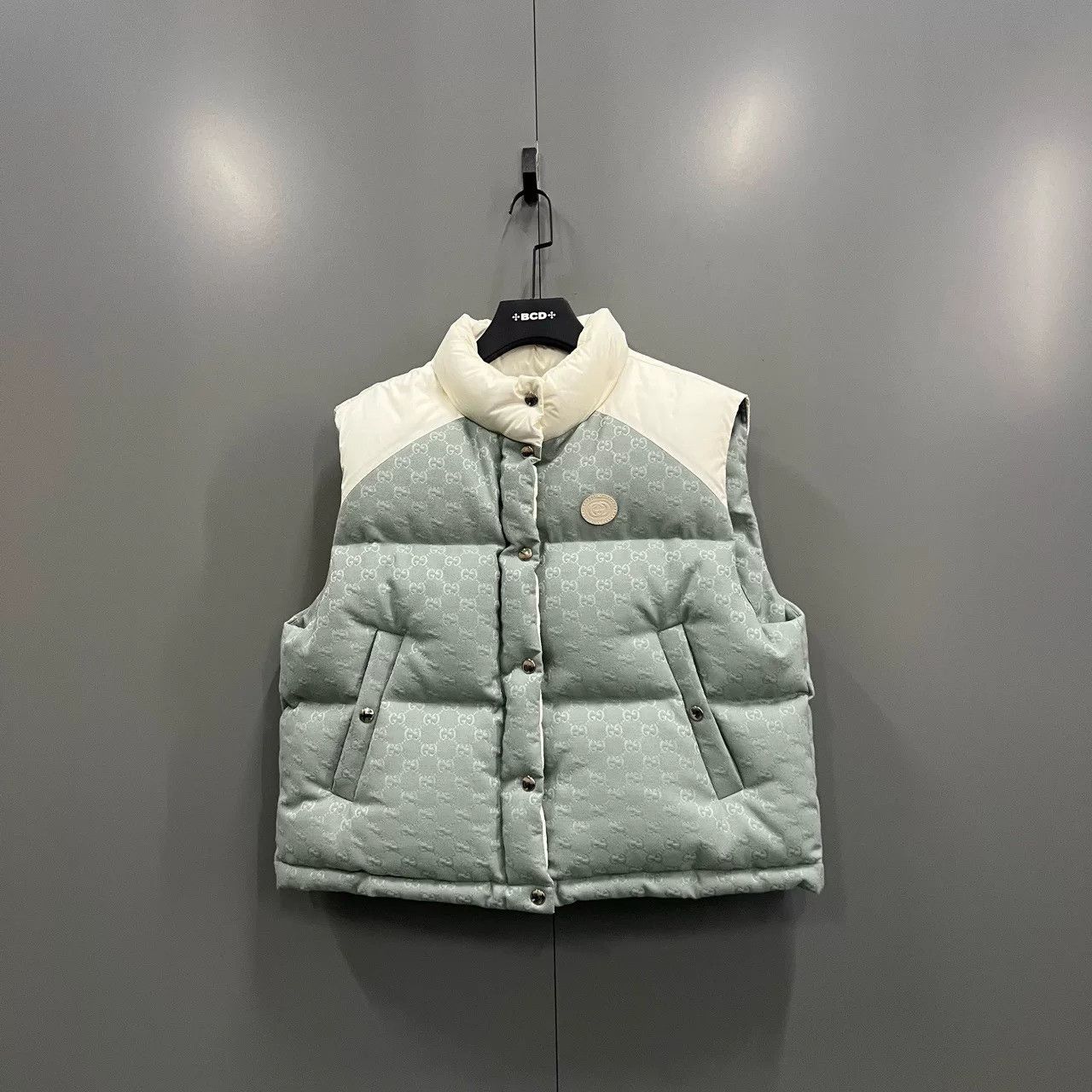 Gucci gucci color block gg print down vest Size US M / EU 48-50 / 2 - 1 Thumbnail