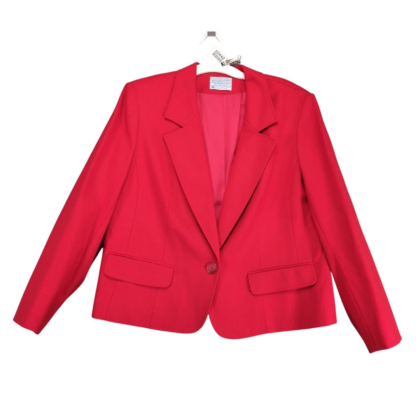 Pendleton Pendleton Blazer Womens 18W Red Virgin Wool USA Vintage Size XXL / US 16-18 / IT 52-54 - 1 Thumbnail
