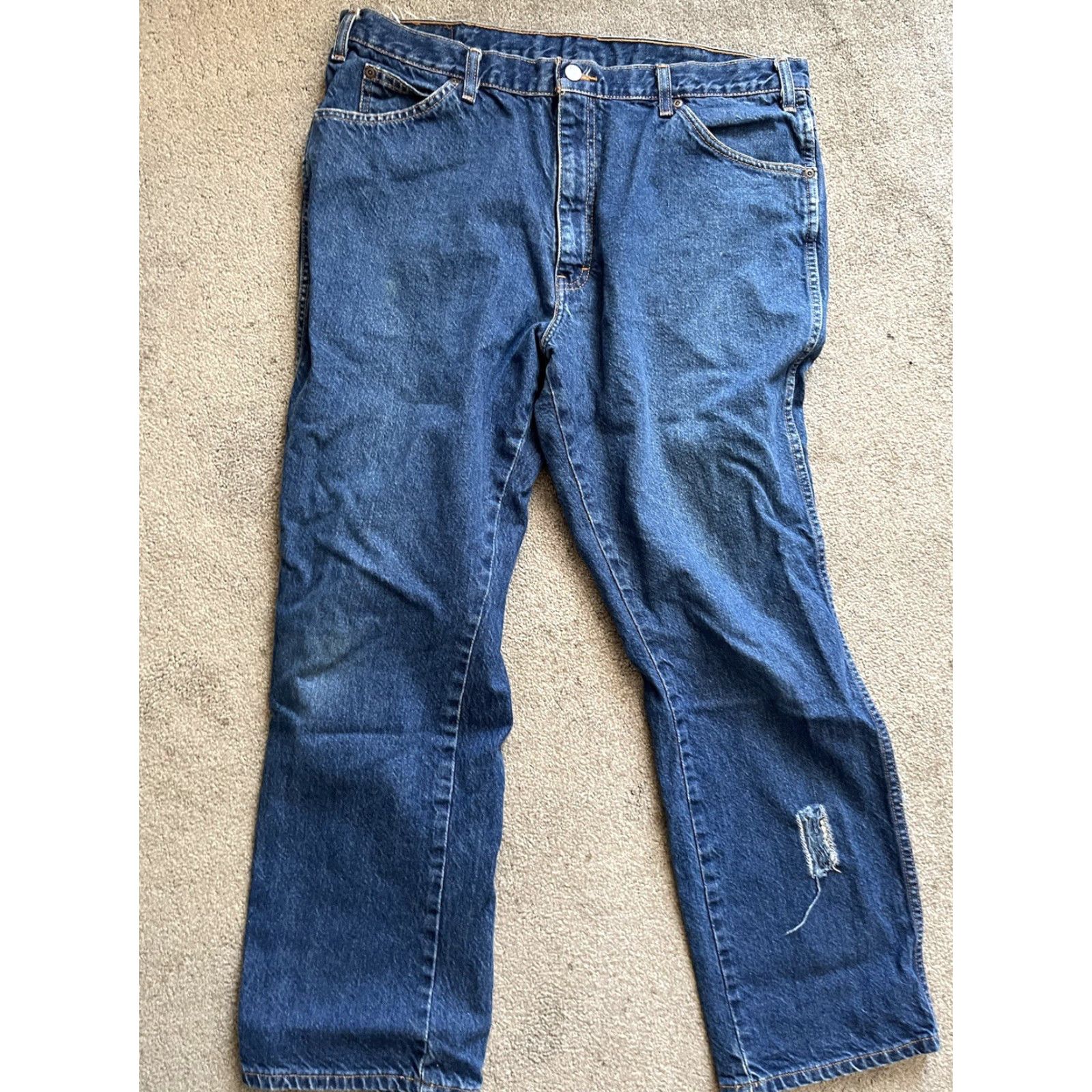 Dickies Dickies Jeans Mens 38x30 Blue Denim Pants Classic Fit Workwear Regular Inseam 30in Cotton Denim Pockets Classic Fit Mens Jeans Size US 38 / EU 54 - 3 Thumbnail