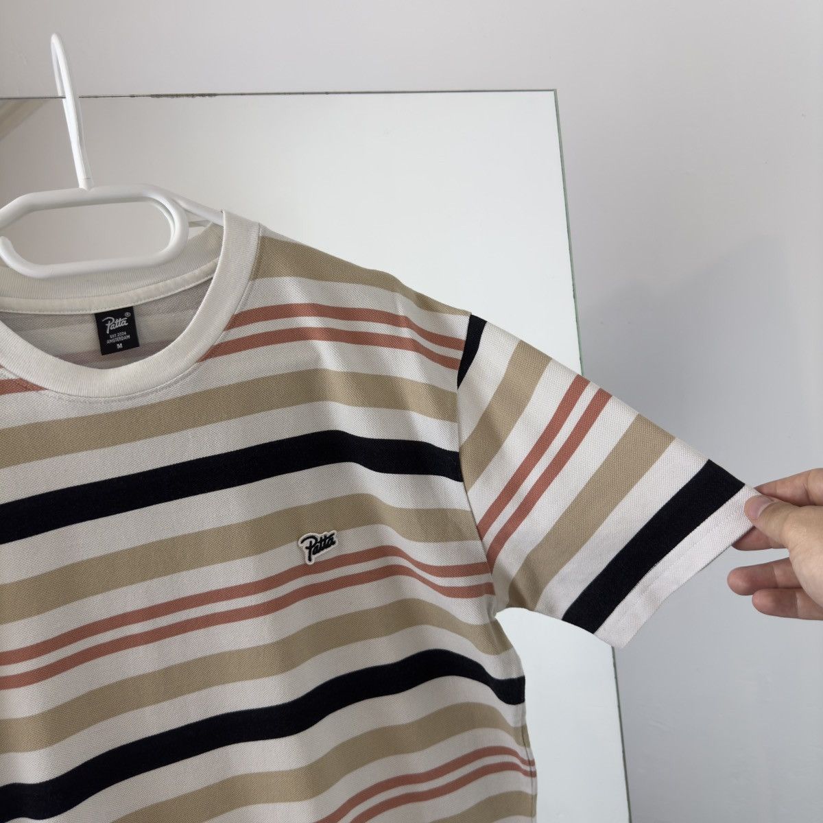 Patta Patty Boxy Fit T-shirt Rare Striped Mini Logo Y2k Style Size US M / EU 48-50 / 2 - 5 Thumbnail