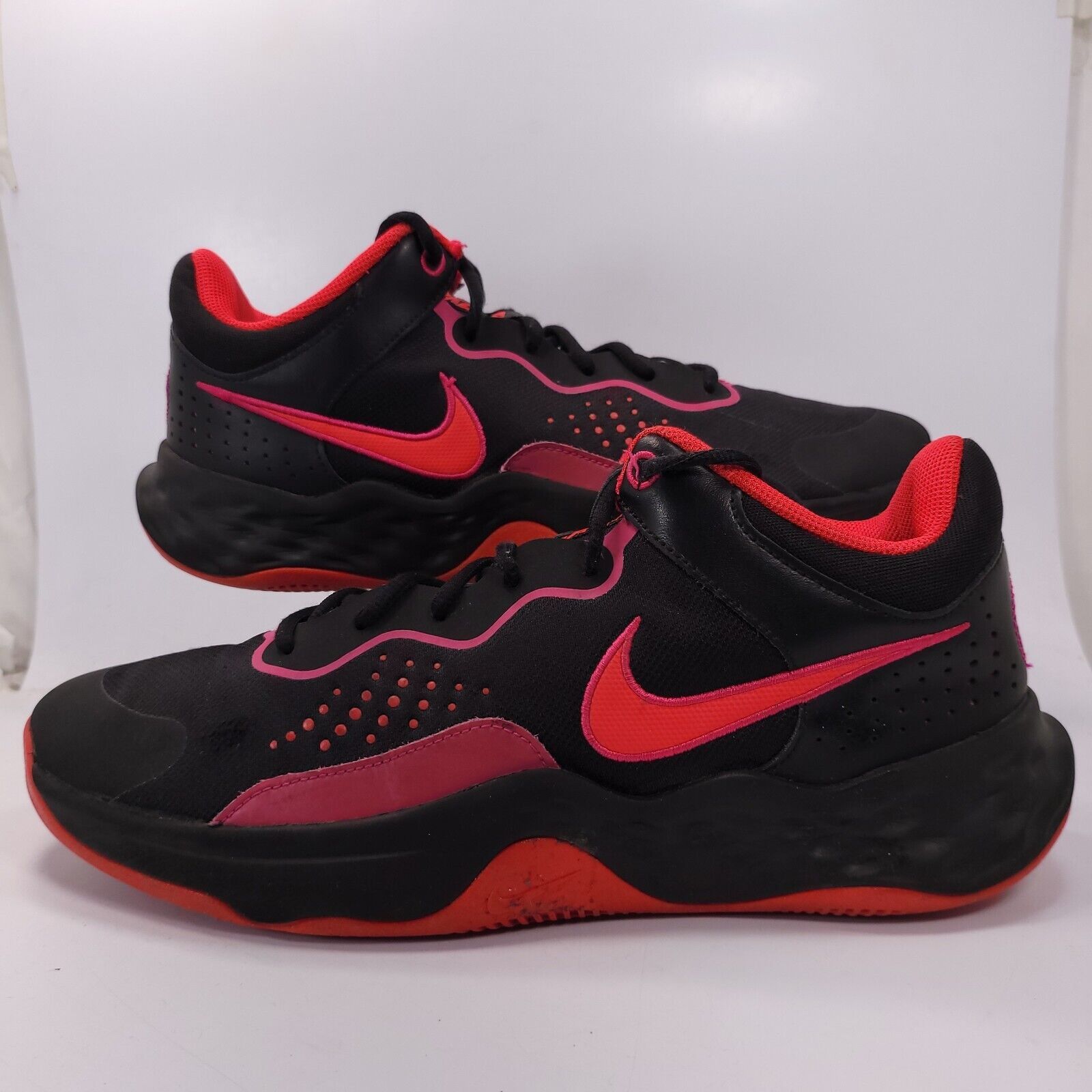Nike Nike Fly By Mid 3 Shoe Mens Size 13 DD9311-002 Black Red Size US 13 / EU 46 - 5 Thumbnail