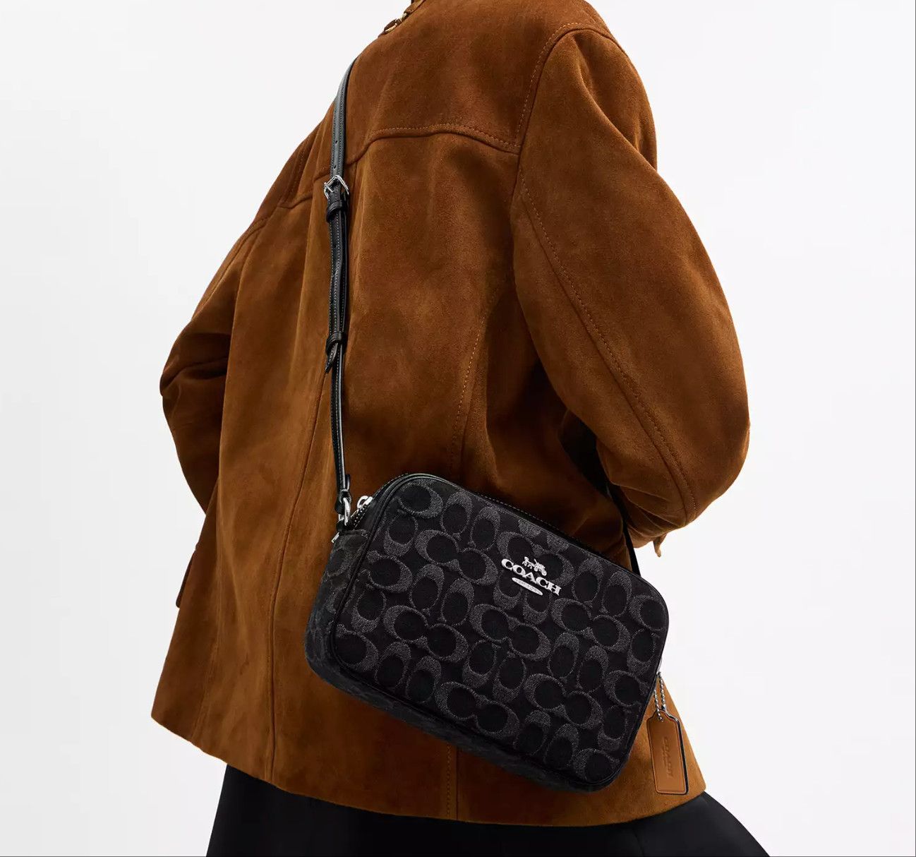 Coach Jamie Camera Bag In Signature Denim CDE89 Size ONE SIZE - 7 Thumbnail