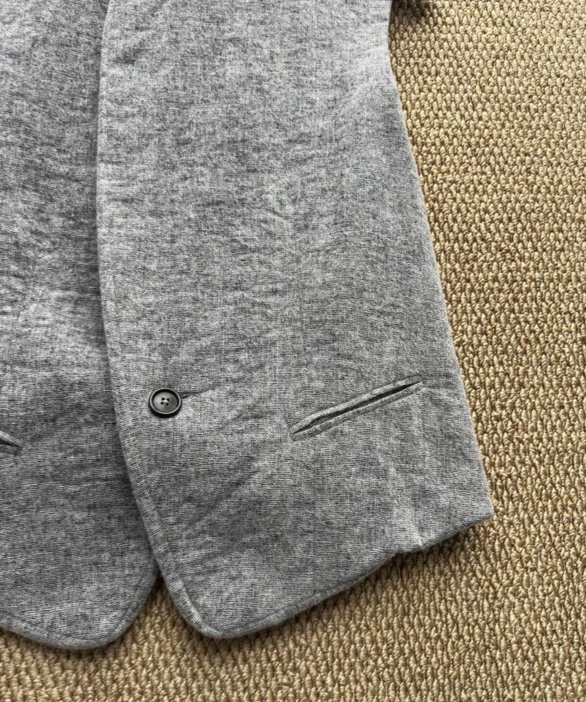 Ann Demeulemeester Ann Demeulemeester Grey Wool Cashmere Vest K23 Size US XS / EU 42 / 0 - 2 Thumbnail