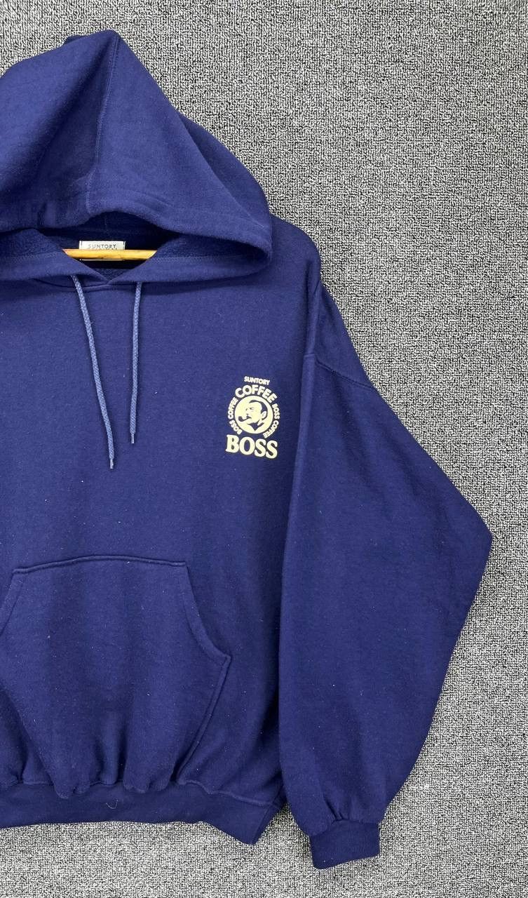 Japanese Brand Vintage Suntory Coffee Boss Rare Hooded Sweatshirts Size US M / EU 48-50 / 2 - 6 Thumbnail