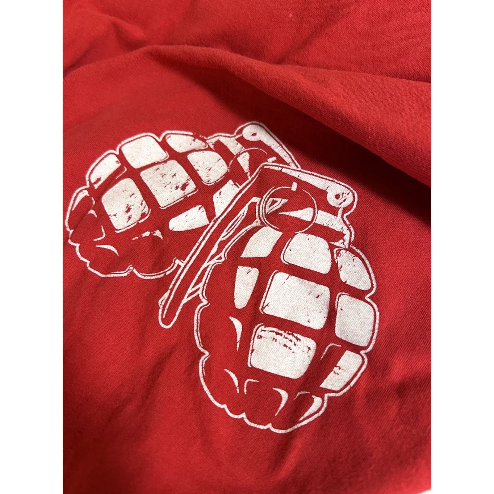 Vintage Grunt Style T-Shirt Unisex Adults 2XL Red Grip Jingle These Cotton Jersey Crew Neck Short Sleeve Military Graphic Print Vintage No Size US XXL / EU 58 / 5 - 3 Thumbnail