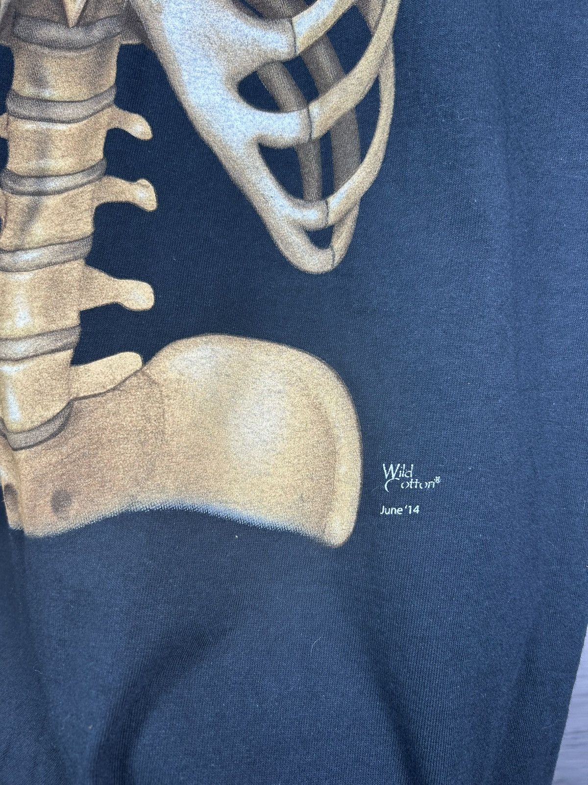Vintage SKELETON-Bones Ribs X-Ray Anatomy Biology Science T-Shirt M Size US M / EU 48-50 / 2 - 4 Thumbnail