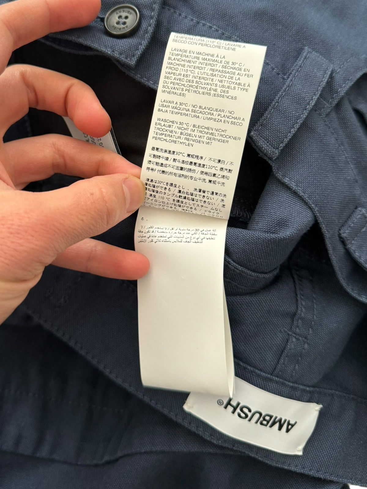 Ambush Design Wide Baggy Cargo Heavt Pants Size US 30 / EU 46 - 8 Thumbnail