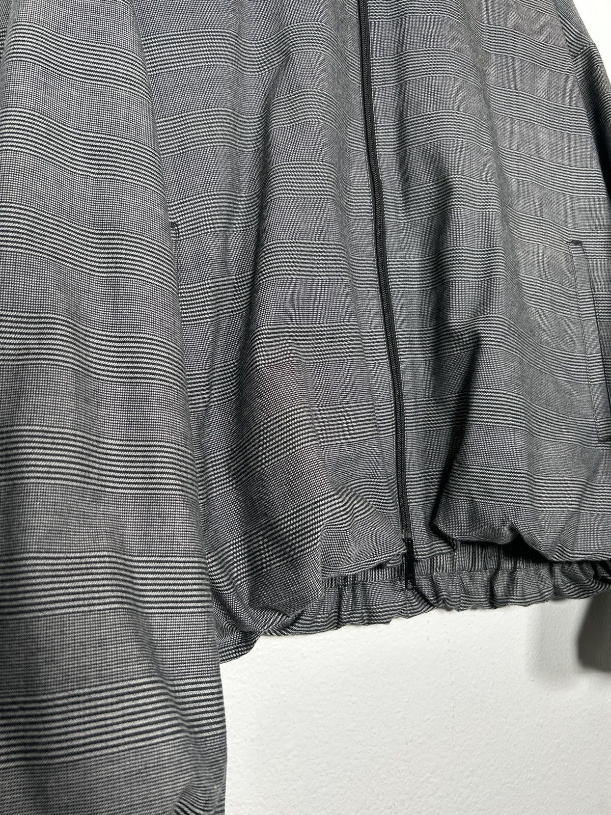 Sulvam FW23 Wool Plaid Gathered Ruched Jacket Size US M / EU 48-50 / 2 - 4 Thumbnail