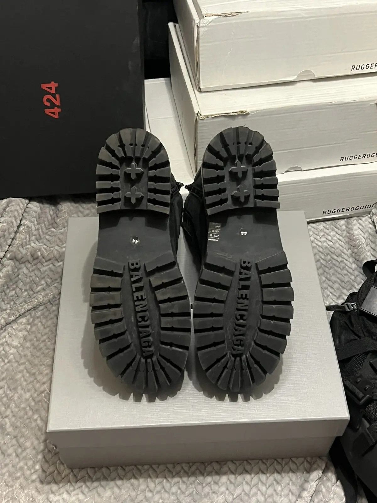 Balenciaga Balenciaga Combat Strike Boots Size US 11 / EU 44 - 6 Thumbnail