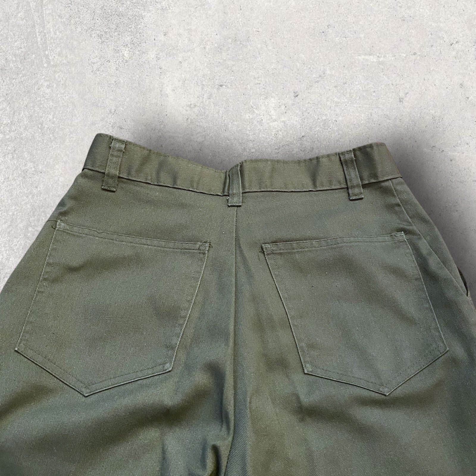 Vintage Vintage Boy Scout Uniform Olive Green Slim Fit Chino Pants Size 28" / US 6 / IT 42 - 4 Thumbnail