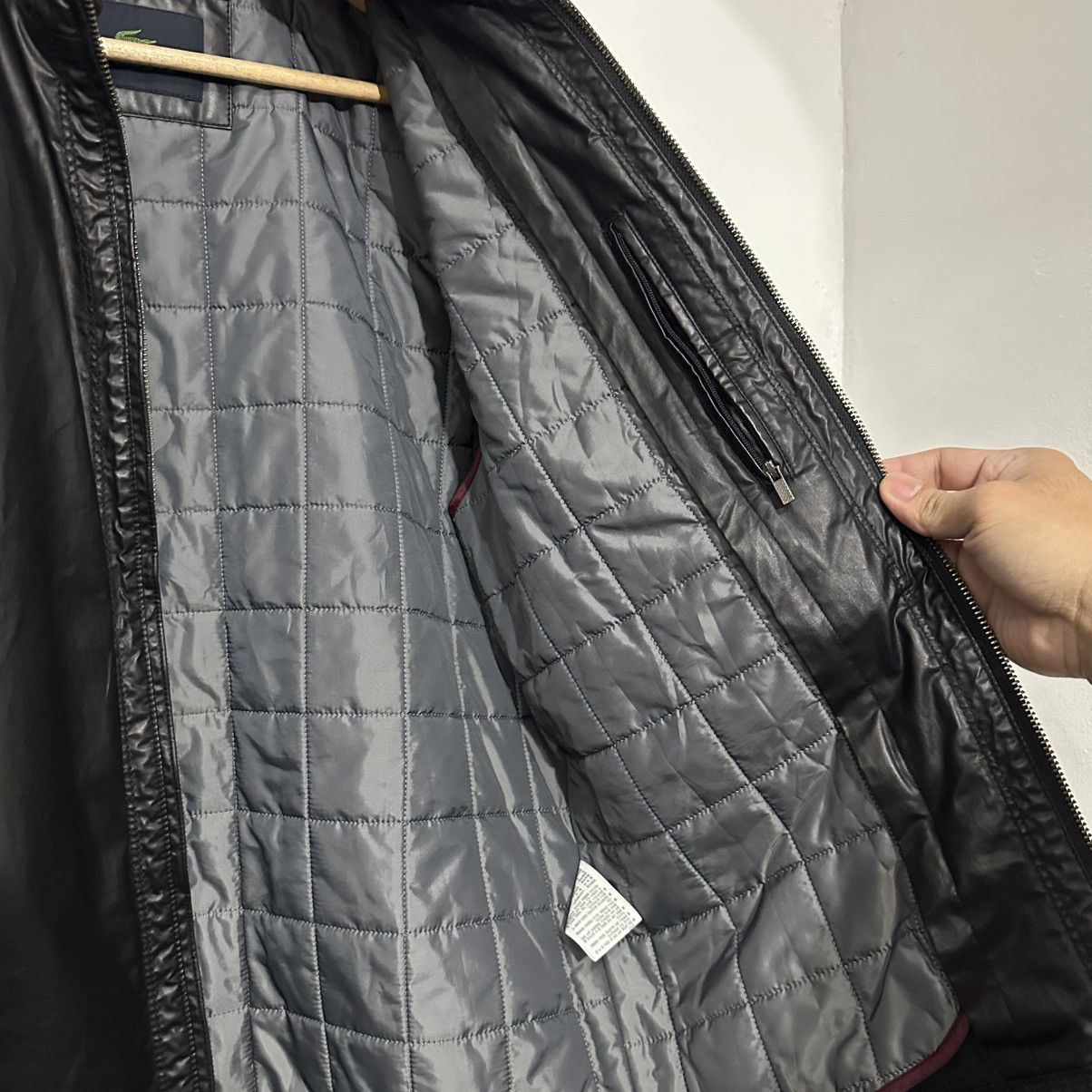 Lacoste Lacoste leather jacket Size US M / EU 48-50 / 2 - 6 Thumbnail