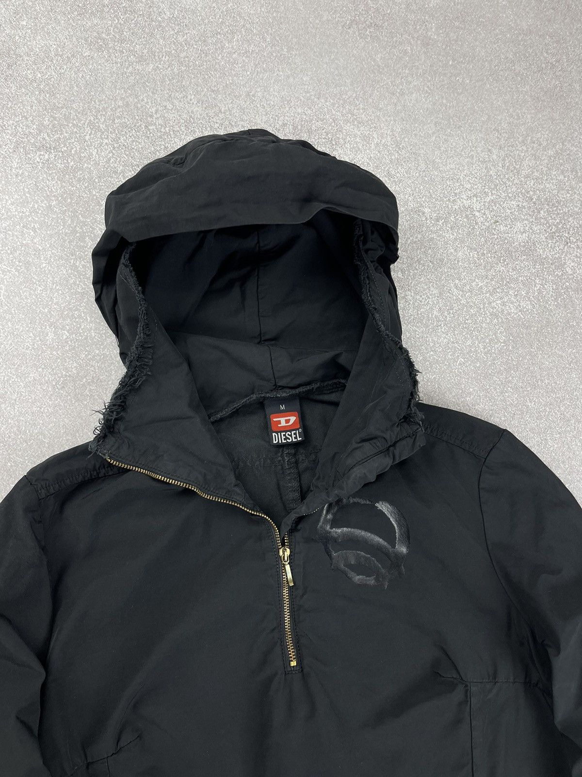 Diesel × Vintage Vintage Women’s Diesel Nylon Anorak Jacket Size M Size M / US 6-8 / IT 42-44 - 13 Thumbnail