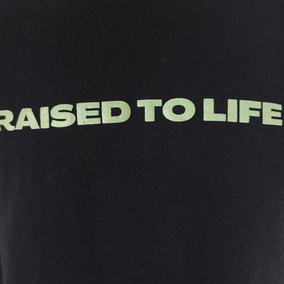 Alife VINTAGE? No. Christian Shirt Mens Large Black Raised To Life Size US L / EU 52-54 / 3 - 3 Thumbnail