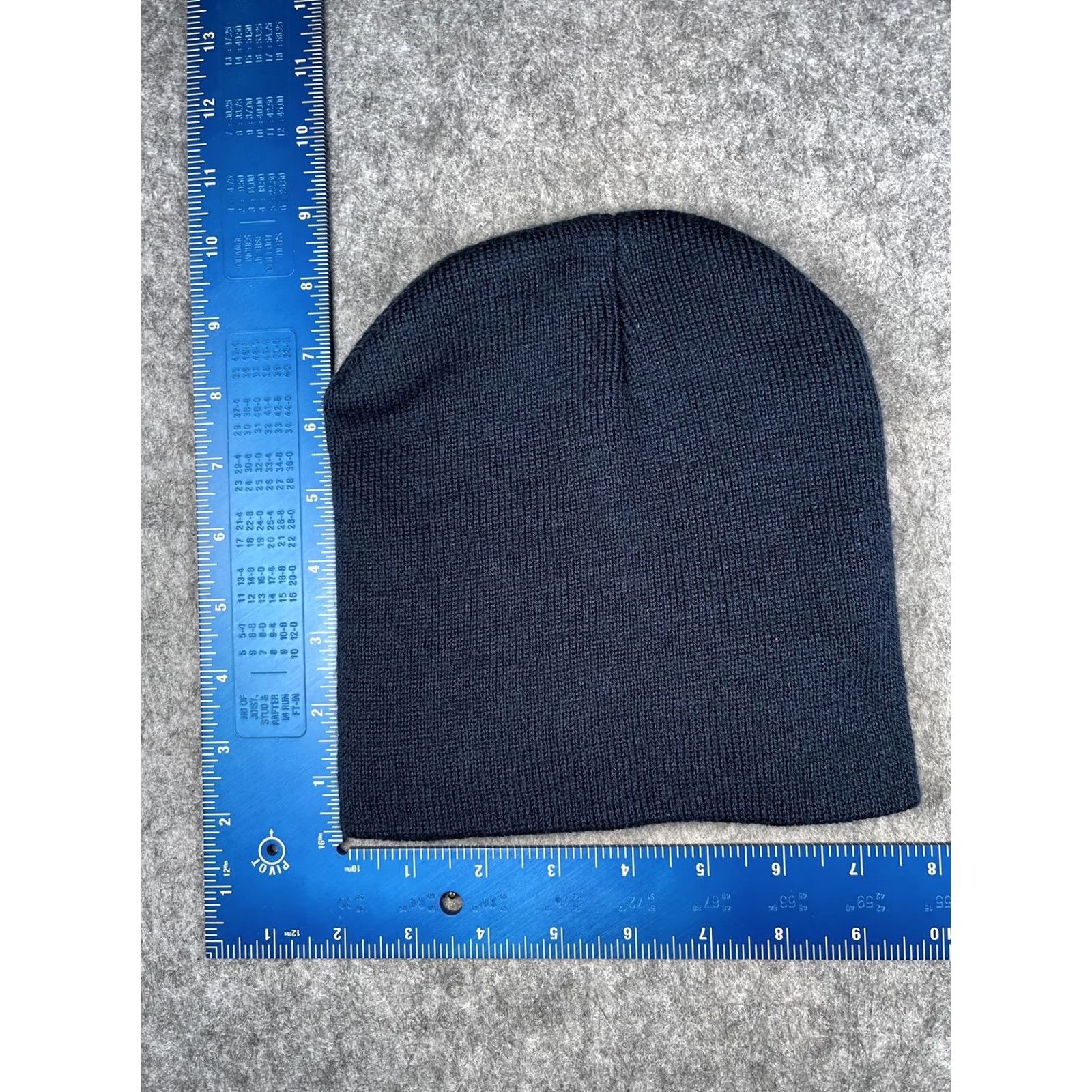 Vintage Cap America Beanie Mens One Size Blue Knit Old Republic Title Logo Size ONE SIZE - 4 Thumbnail