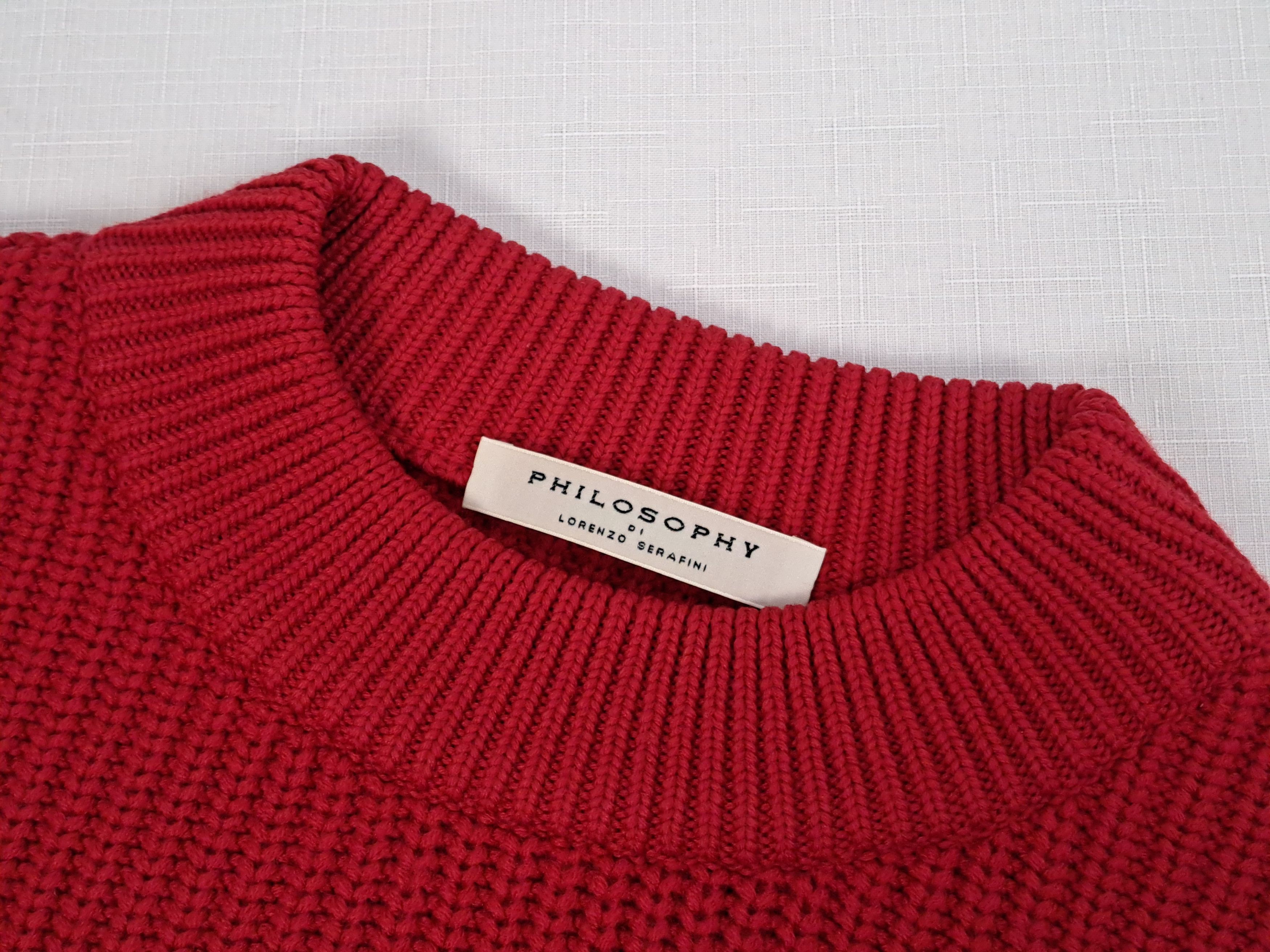 Philosophy di Lorenzo Serafini PHILOSOPHY Di Lorenzo Serafini cropped wool sweater. Size XS / US 0-2 / IT 36-38 - 7 Thumbnail
