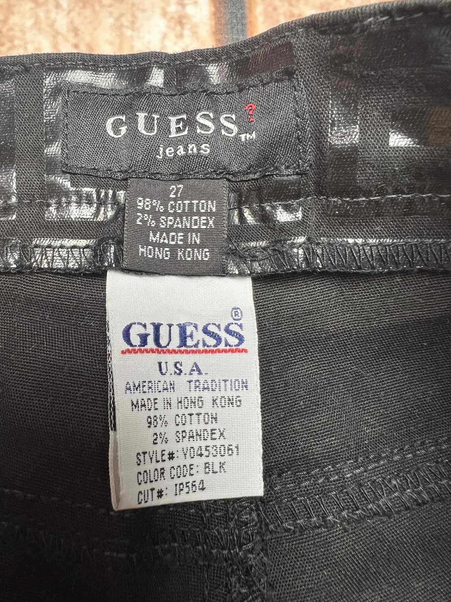 Guess Guess Jeans Glamour monogram vintage pants rare Size 27" / US 4 / IT 40 - 3 Thumbnail