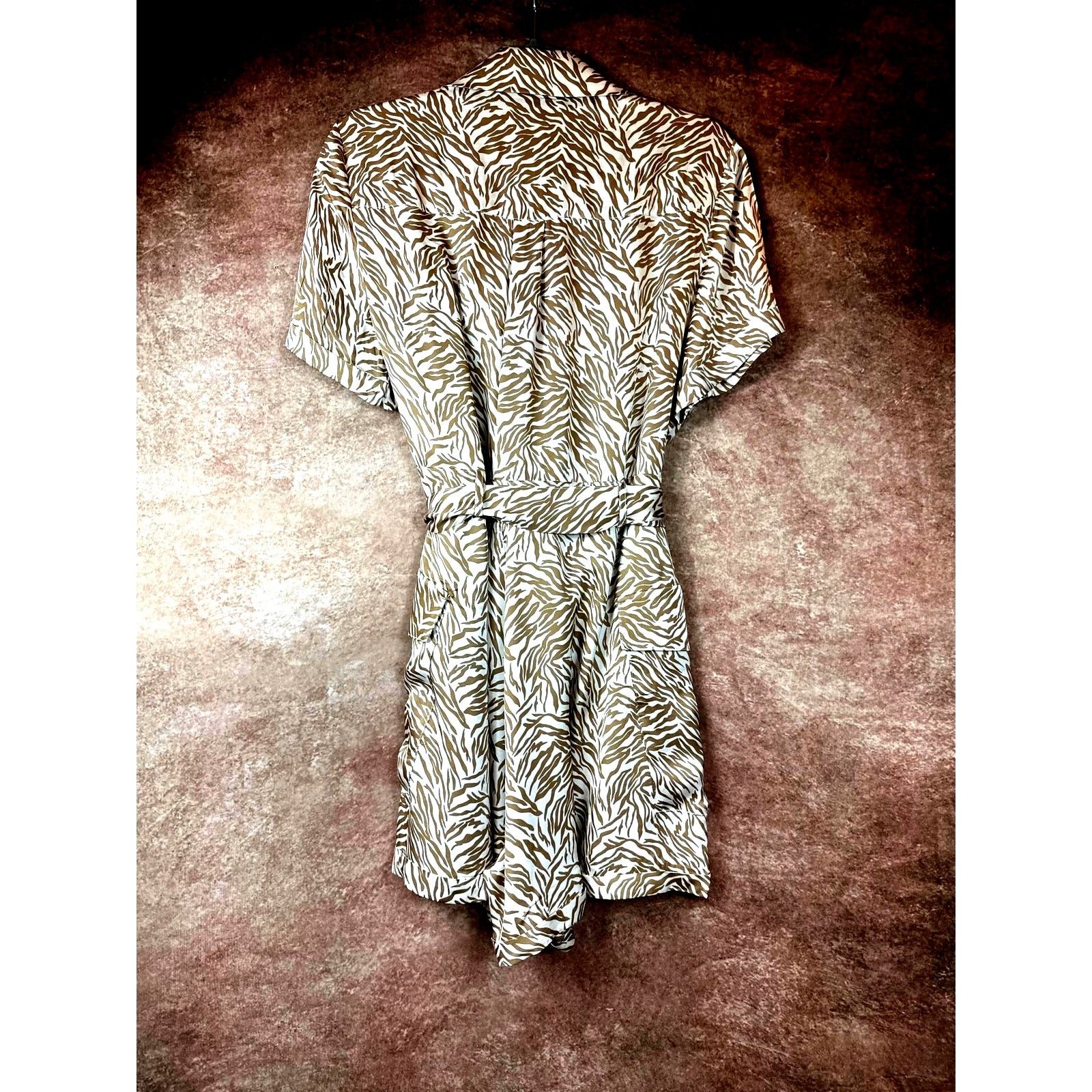 Other Lita by Ciara Animal Print Romper - Neutral Tiger - size M Size 30" / US 8 / IT 44 - 9 Thumbnail