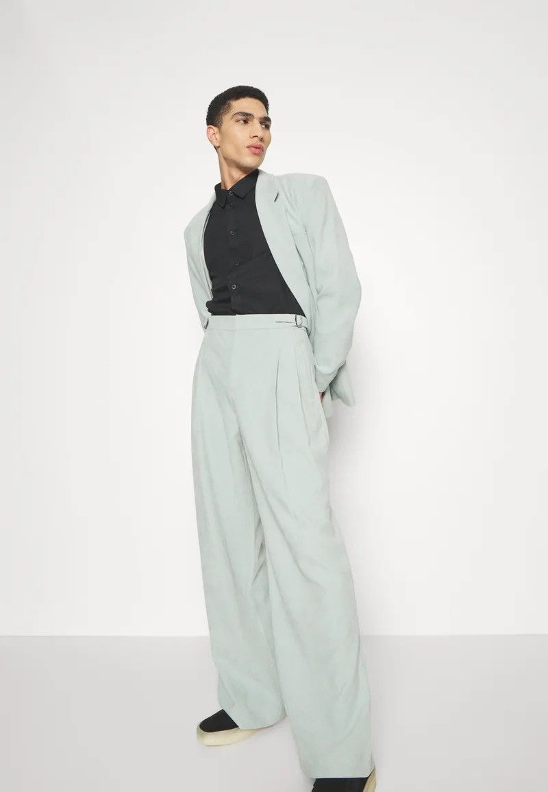 Other !DS! SS23 Heathe Pistachio Green Suit Size 40R - 1 Thumbnail
