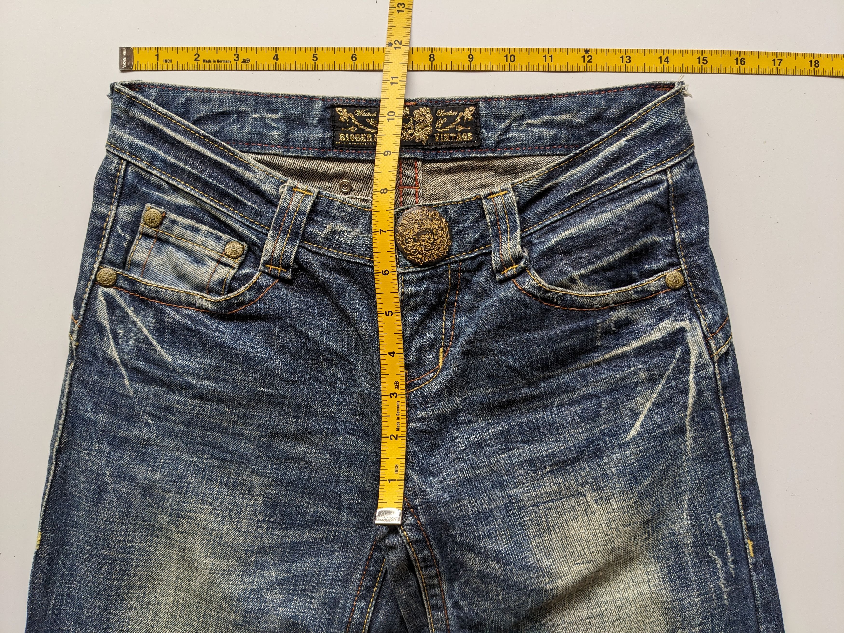 If Six Was Nine × Japanese Brand Riobera flare jeans clawmark denim Size US 29 - 6 Thumbnail