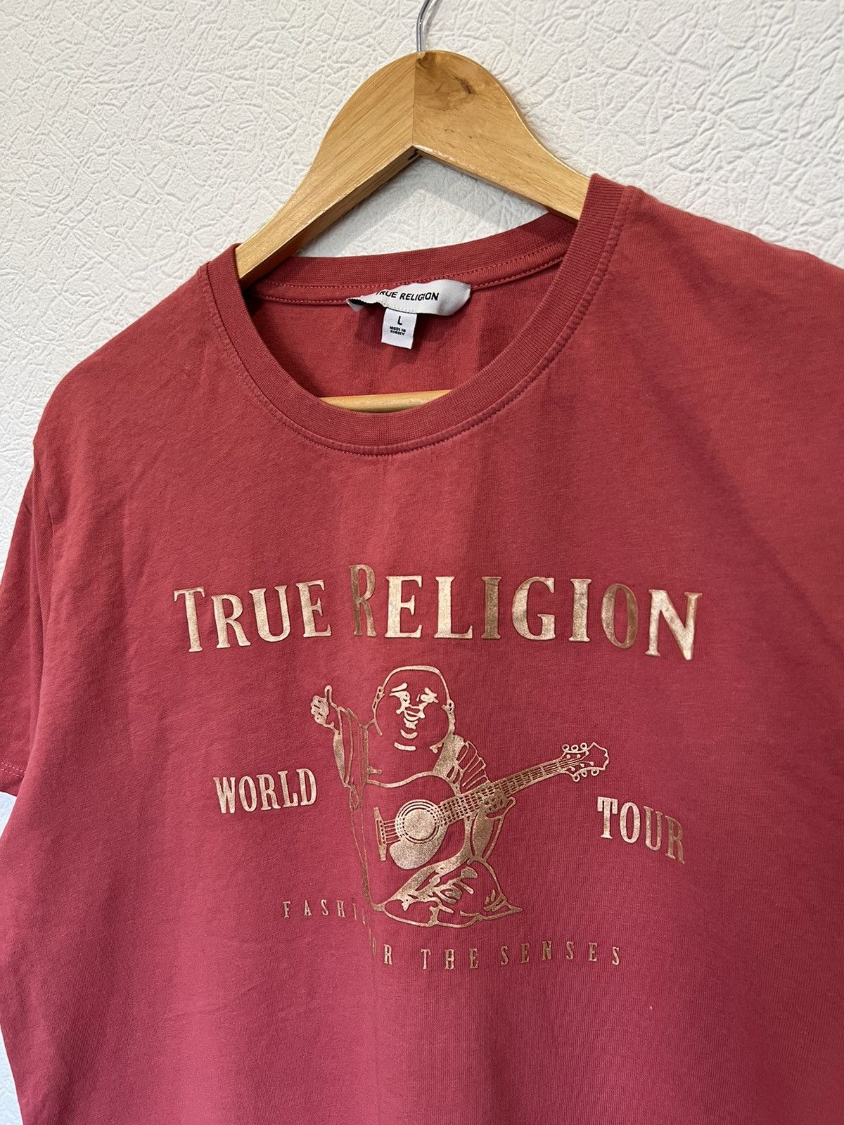 True Religion True Religion Pink T Shirt Tee Size US L / EU 52-54 / 3 - 2 Thumbnail