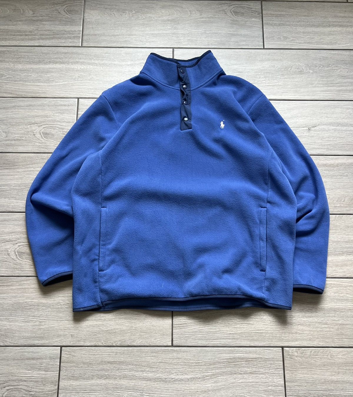 Polo Ralph Lauren Polo Ralph Lauren Fleece Zip Size XL Blue Size US XL / EU 56 / 4 - 2 Thumbnail