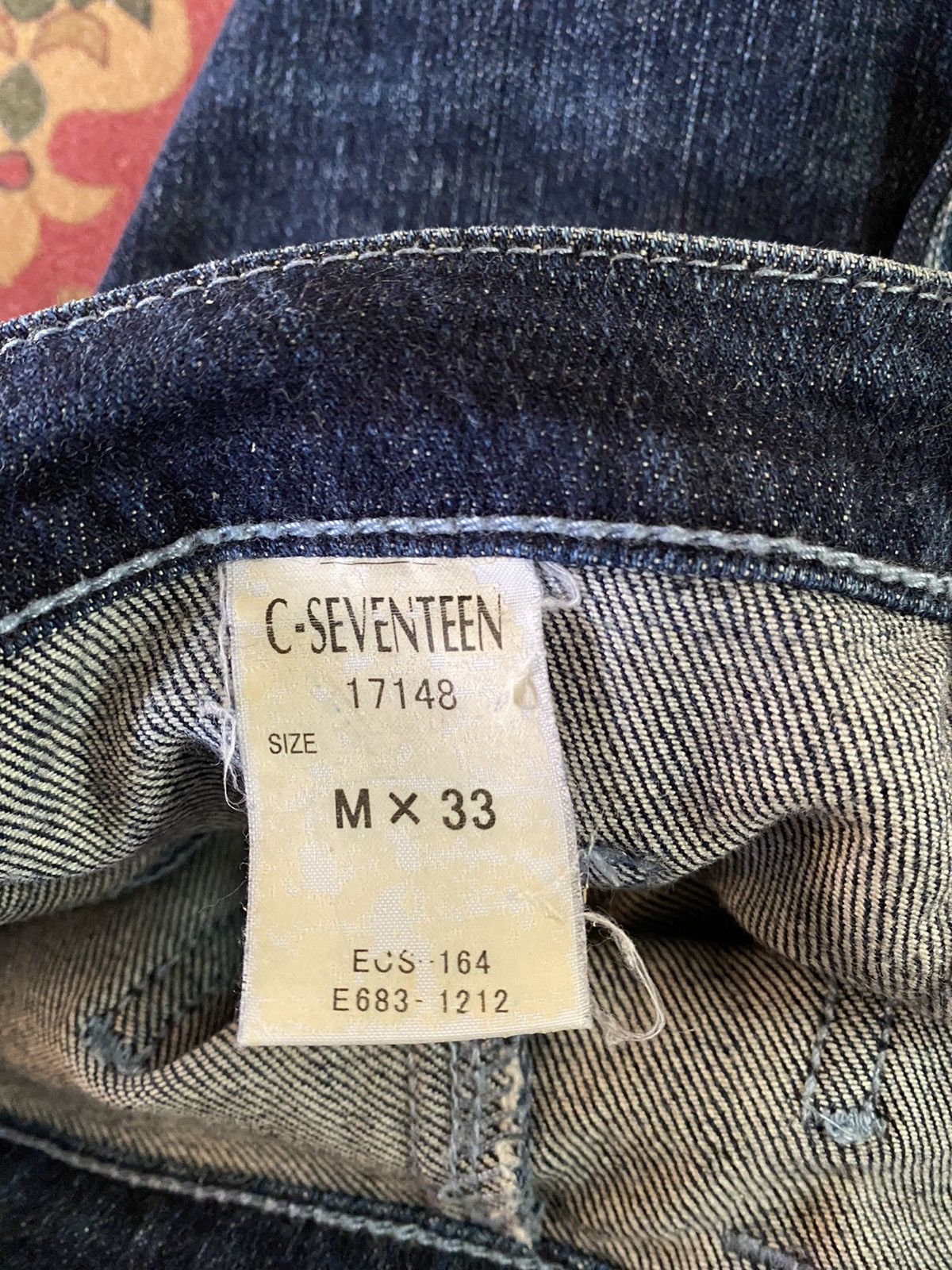 Edwin 🔥🔥Japanese Brand C17 Cedixsept Jeans Super Flare Denim Size US 27 - 10 Thumbnail