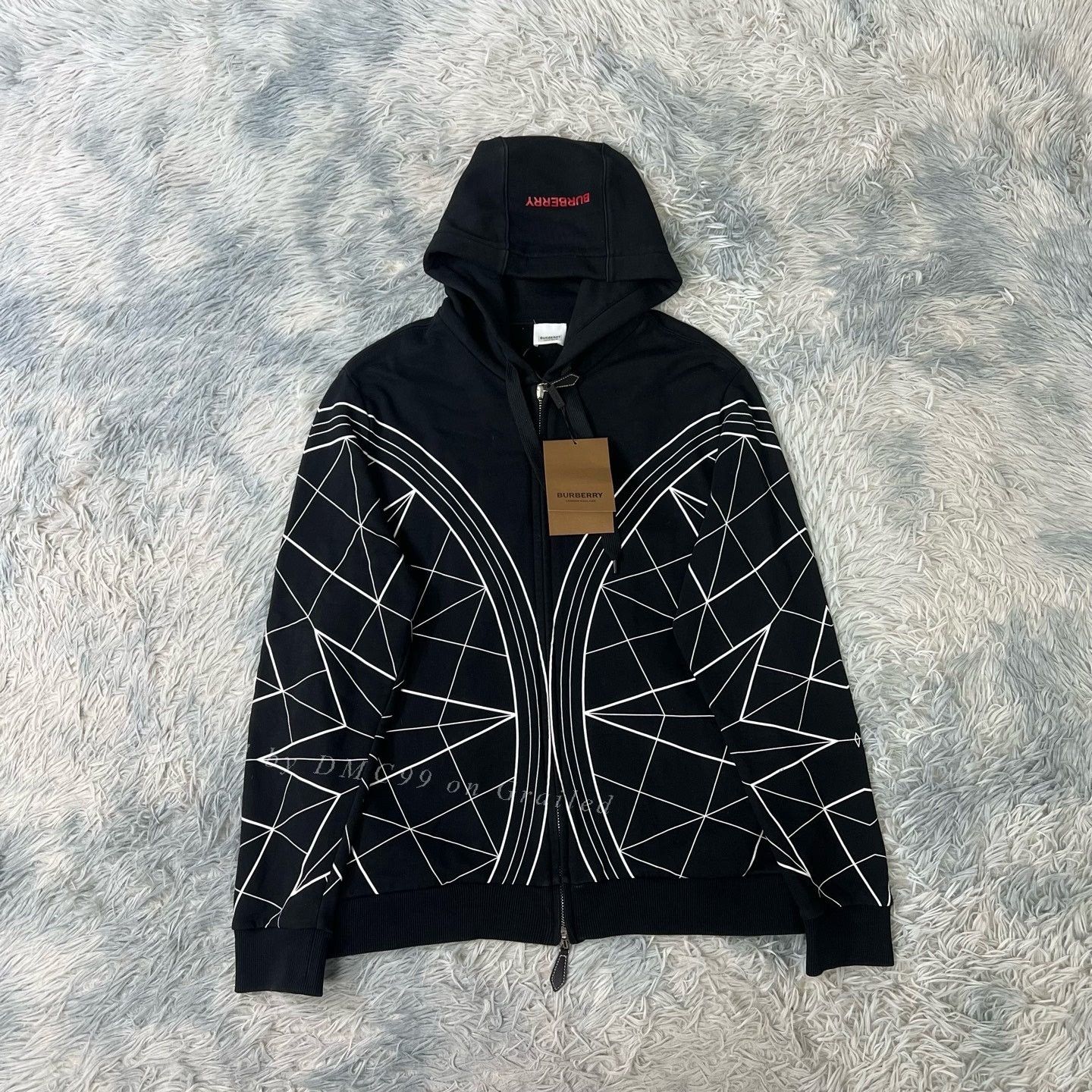Burberry Burberry Hooded Zip Jacket Size US M / EU 48-50 / 2 - 1 Thumbnail
