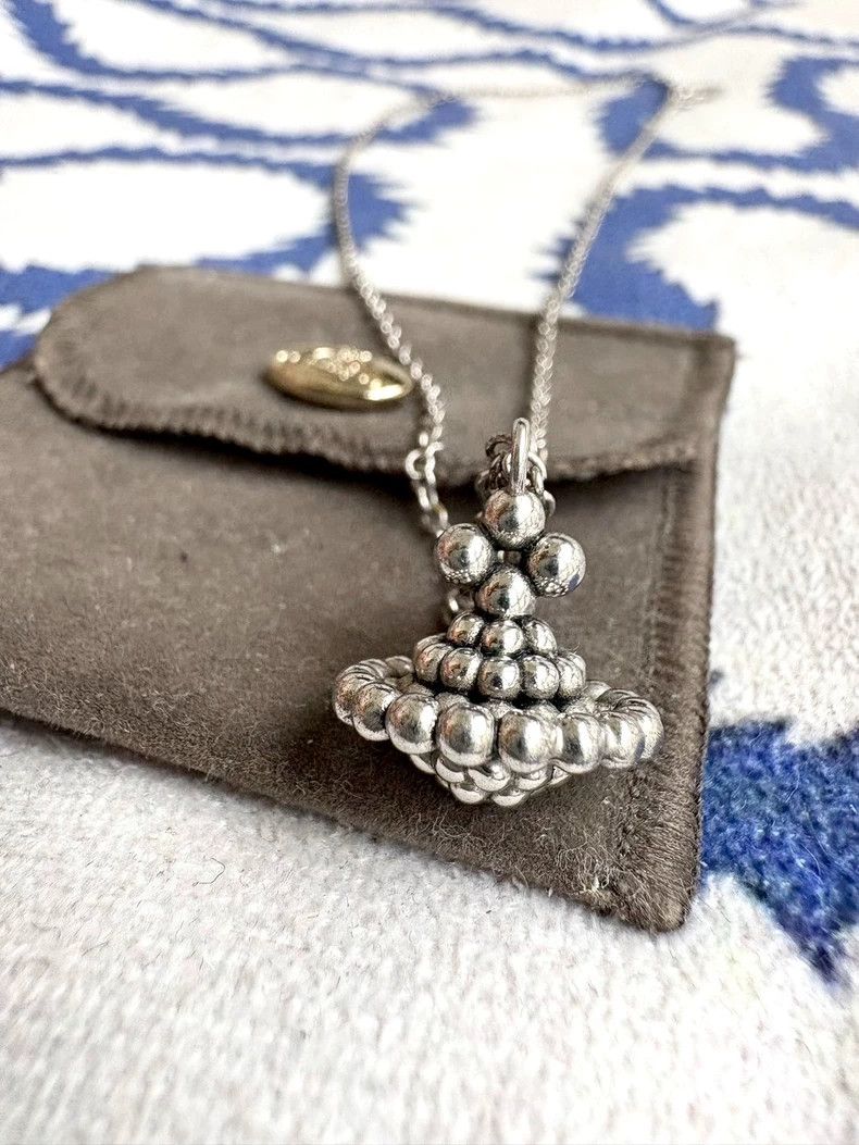 Vivienne Westwood Vivienne Westwood Silver Small Bead Orb Necklace Size ONE SIZE - 5 Thumbnail