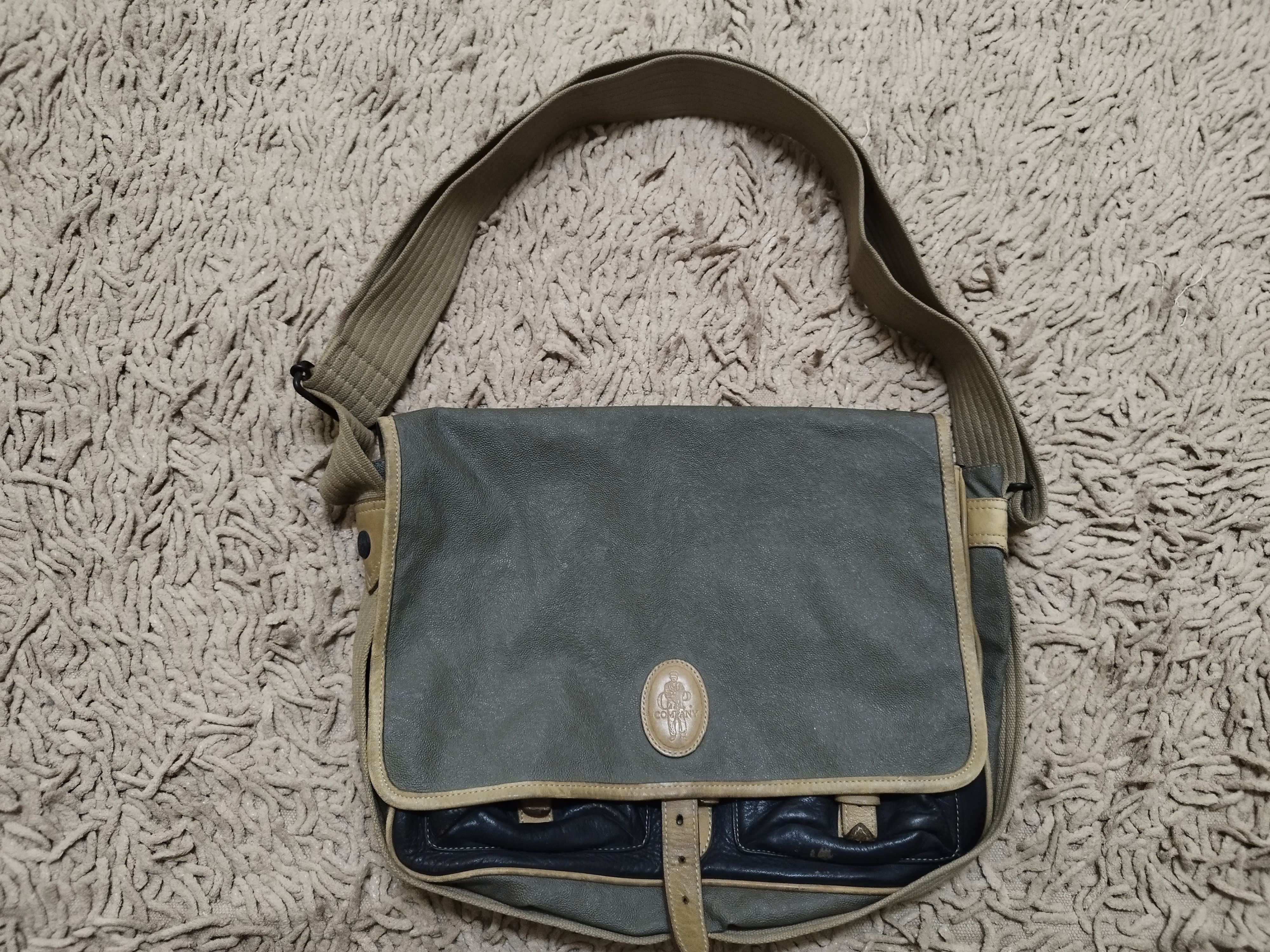 C P Company x Massimo Osti Vintage Cp Company Messenger Bag in Beige, Men's