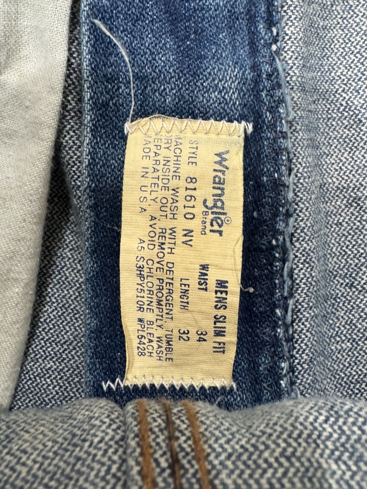 Carhartt × Wrangler Vintage 70s Wrangler Jeans - 32x32 Size US 34 / EU 50 - 7 Thumbnail