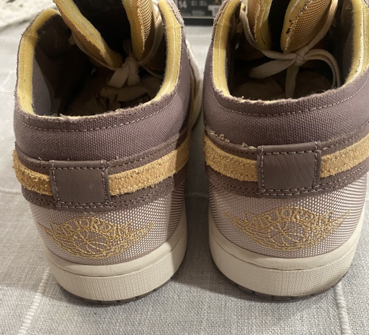 Jordan Brand Nike Air Jordan 1 Low ‘Inside Out Taupe Haze Size US 14 / EU 47 - 3 Thumbnail