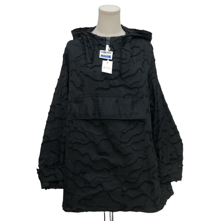 Dior Christian Dior Textured Hooded Jacket Size S Size S / US 4 / IT 40 - 1 Thumbnail