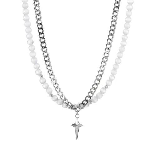 Jewelry Double Layered STAR Necklace Size ONE SIZE - 6 Thumbnail