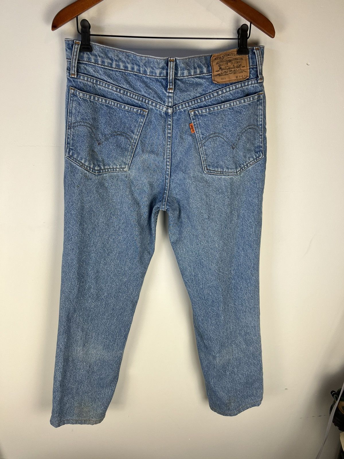 Levi's Vintages Levis 803 Orange Tab Jeans Size US 32 / EU 48 - 2 Thumbnail