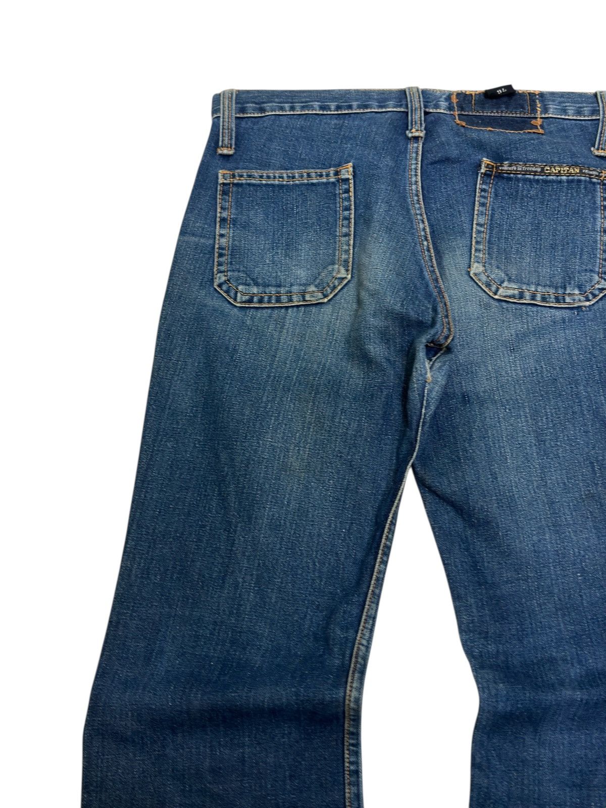 If Six Was Nine Vintage Capitan Bell Bottom Bush Pant Slight Ankle Stain Size US 28 / EU 44 - 10 Thumbnail