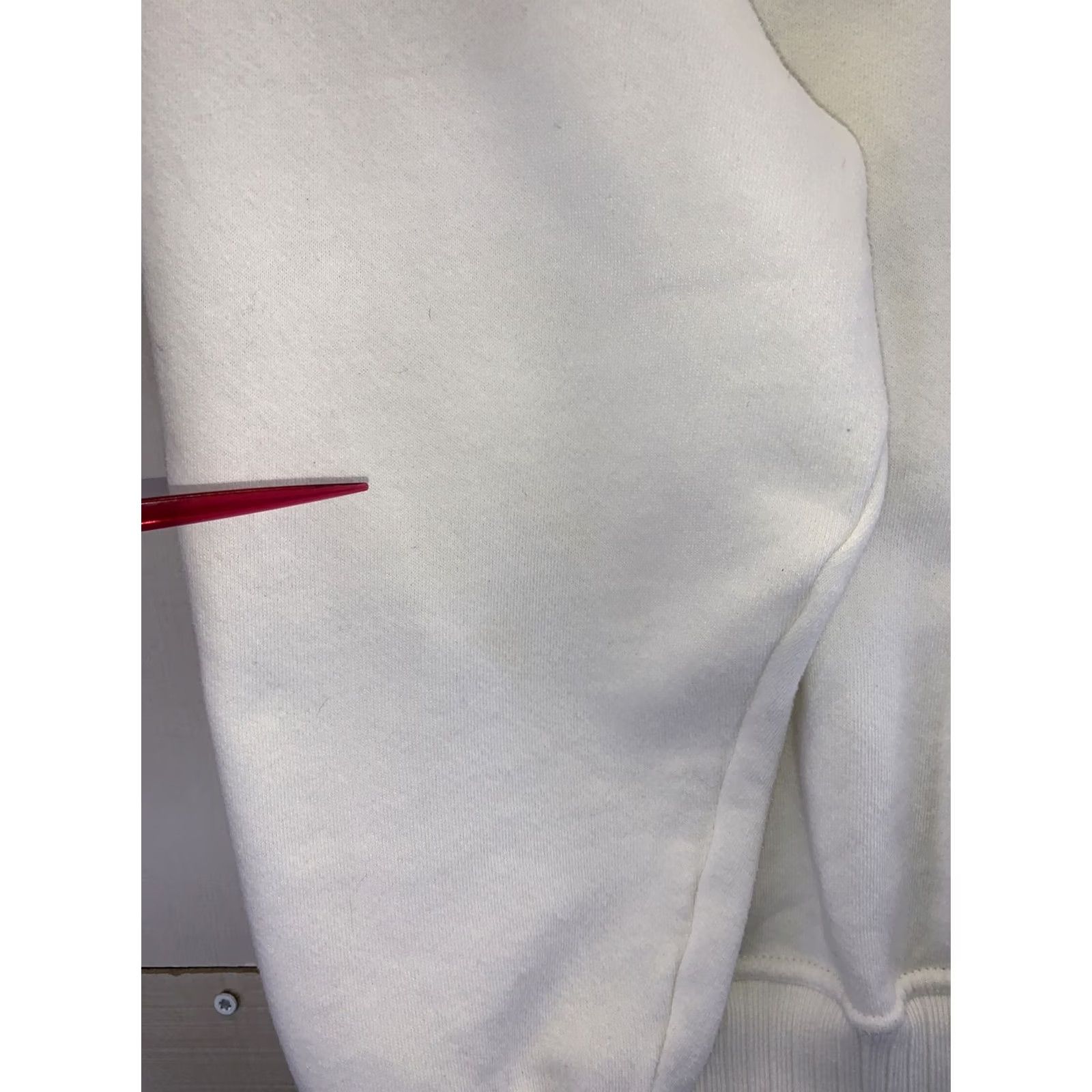 Vintage VINTAGE Russell Athletic Womens Sweatshirt White Made in USA-6906 XL Cotton Blend 1990s Size XL / US 12-14 / IT 48-50 - 8 Thumbnail