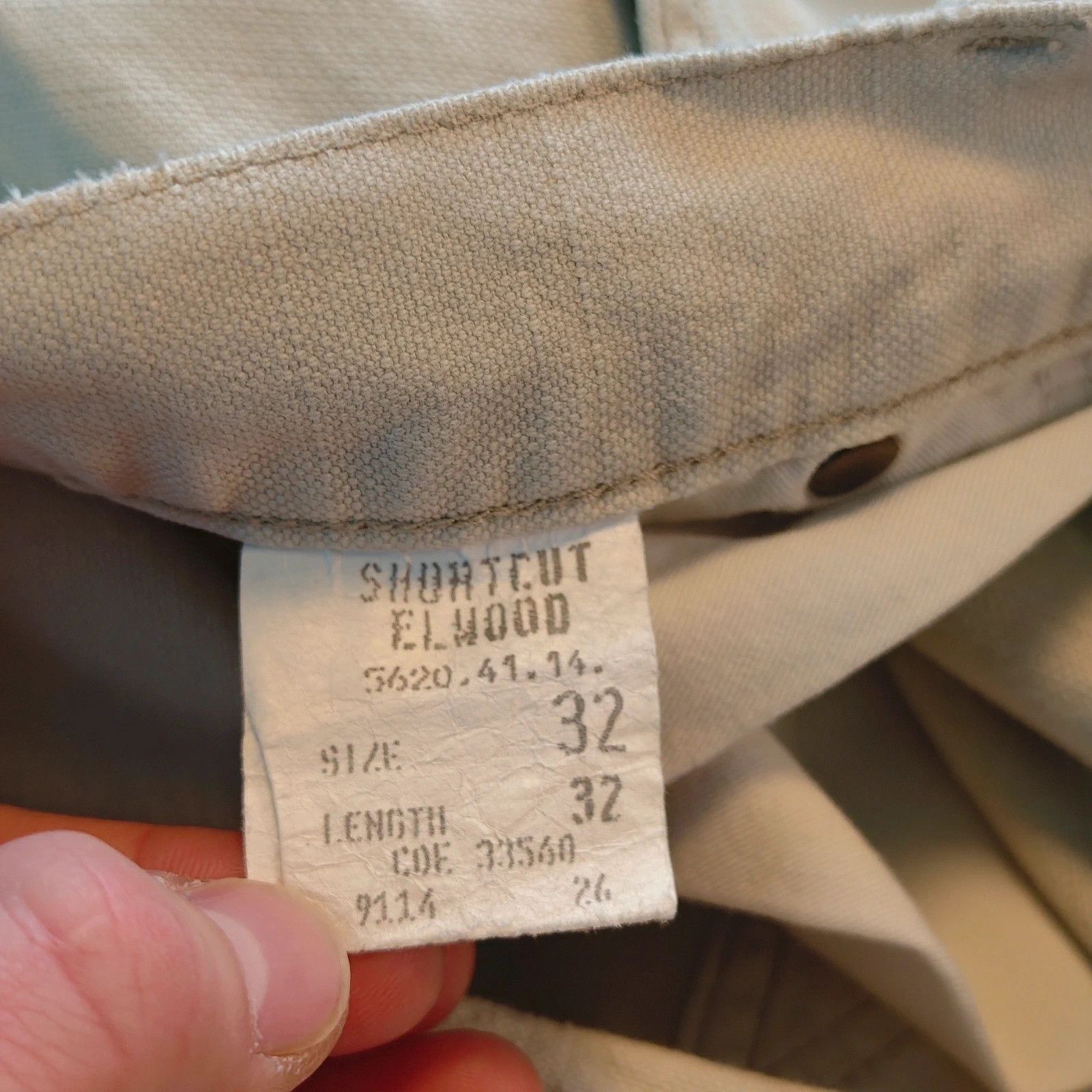 G-Star Vintage G-star Elwood Jeans Mens 32x32 cream straight 90s Size US 32 / EU 48 - 7 Thumbnail