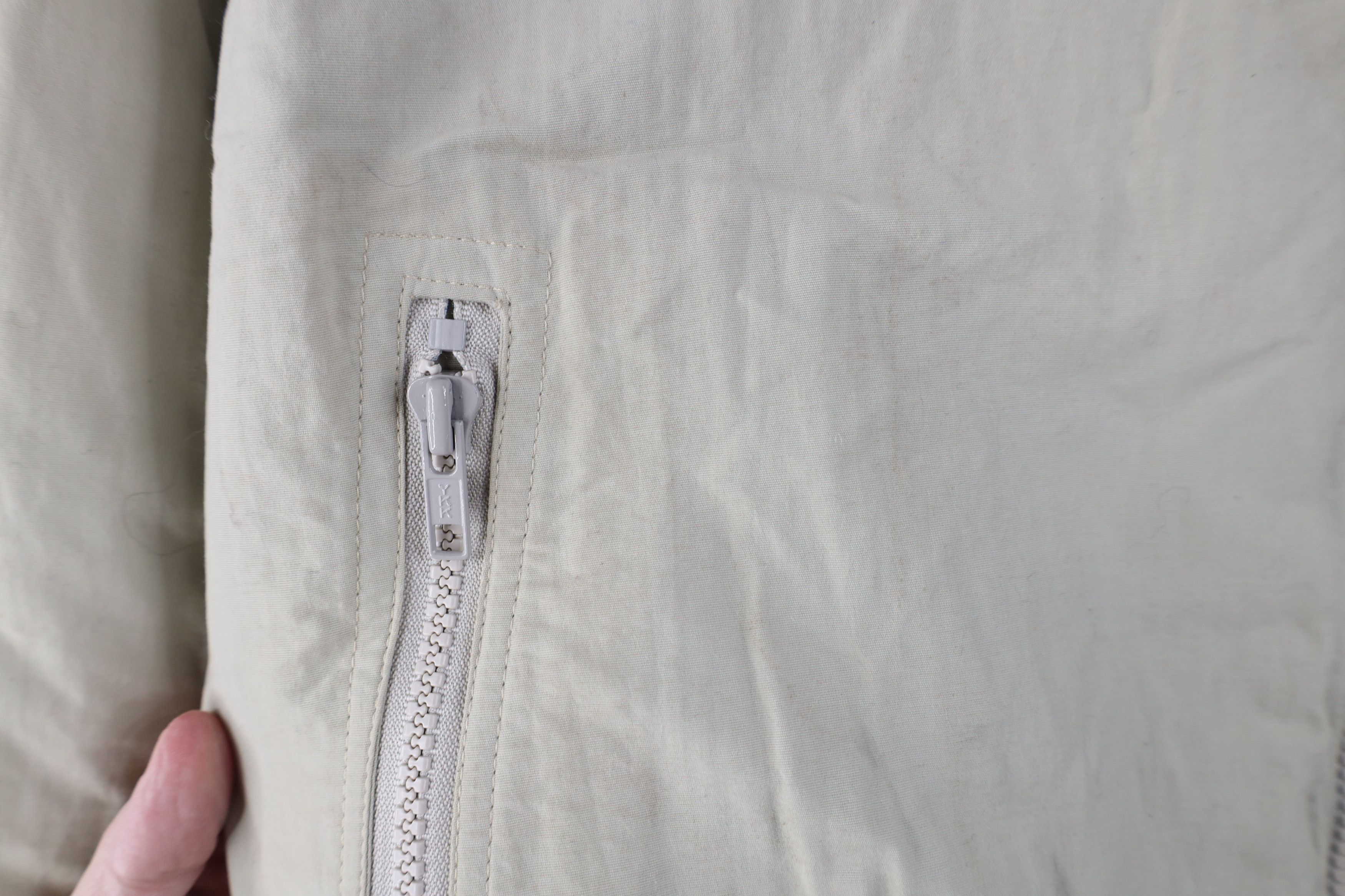 Eddie Bauer Vintage 90s Eddie Bauer Fleece Lined Zip Bomber Jacket Beige Size US S / EU 44-46 / 1 - 7 Thumbnail