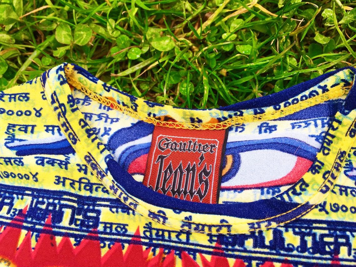 Jean Paul Gaultier Jean Paul Gaultier JPG Tibet Tibetan 1997 Buddha Eyes Dress Size S / US 4 / IT 40 - 7 Thumbnail