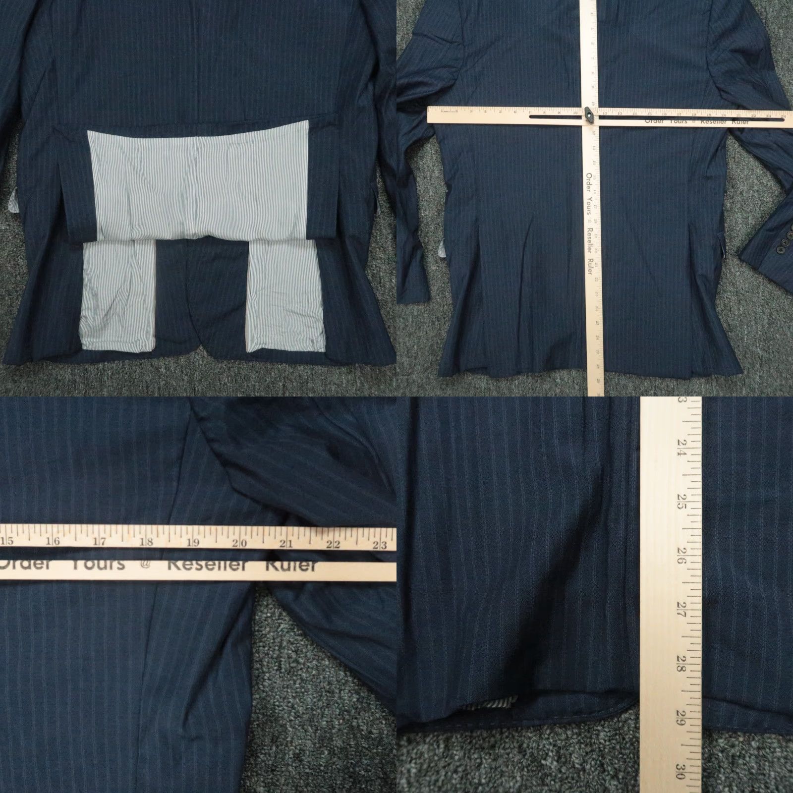 Brooks Brothers Brooks Brothers Blazer Mens 40R Blue Wool Explorer Regent Fit Striped Sport Coat Size 40R - 8 Thumbnail