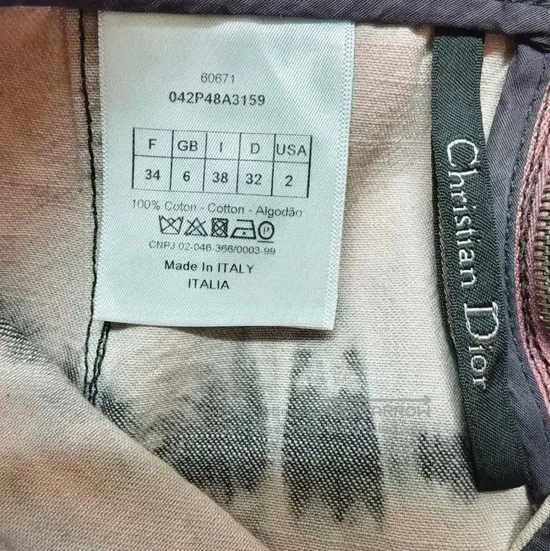 Dior Dior Pink Tie. Size 22" - 4 Thumbnail