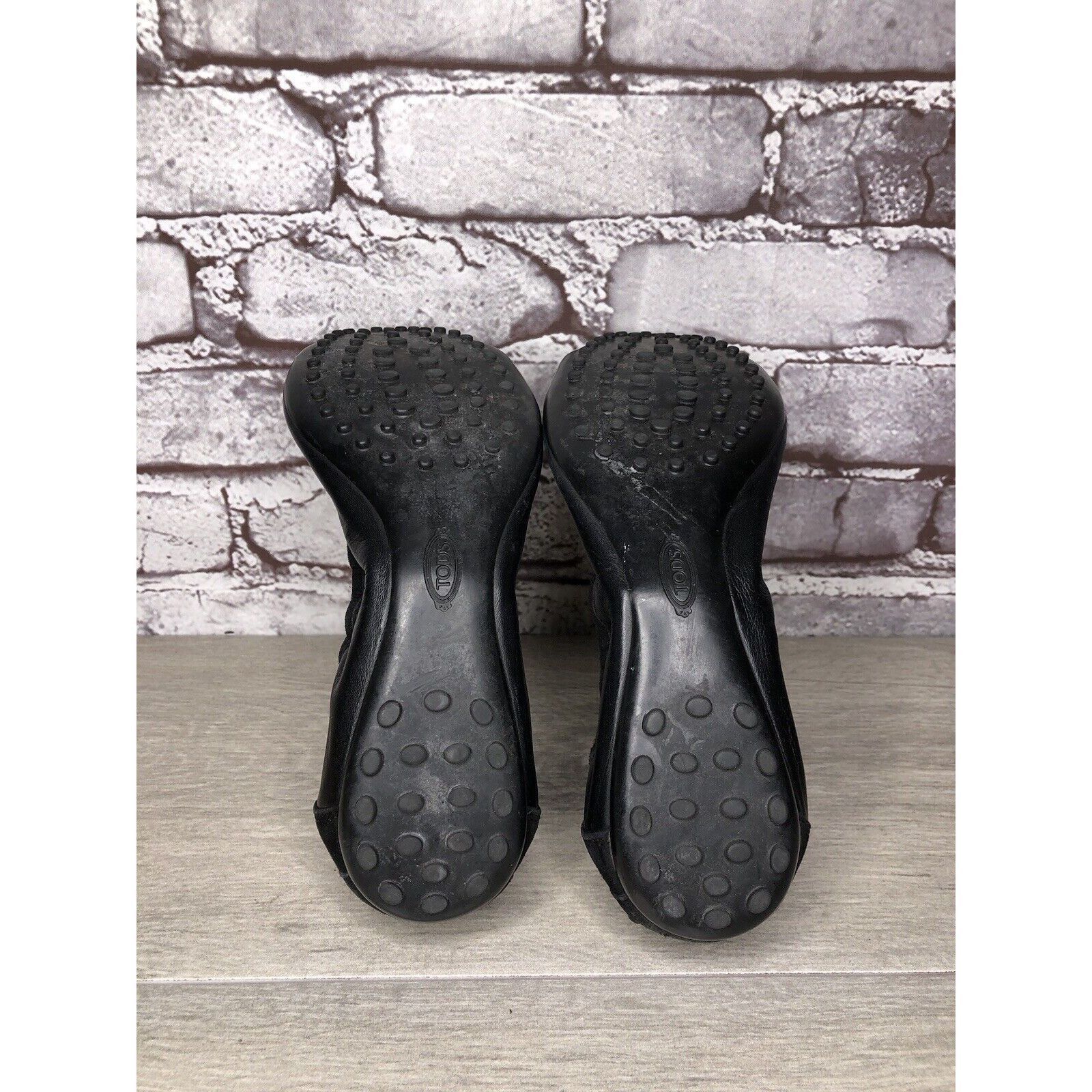 Tod's Tod's Black Leather Cap Toe Buckle Ballerina Ballet Flats Wo Size US 10 / IT 40 - 15 Thumbnail
