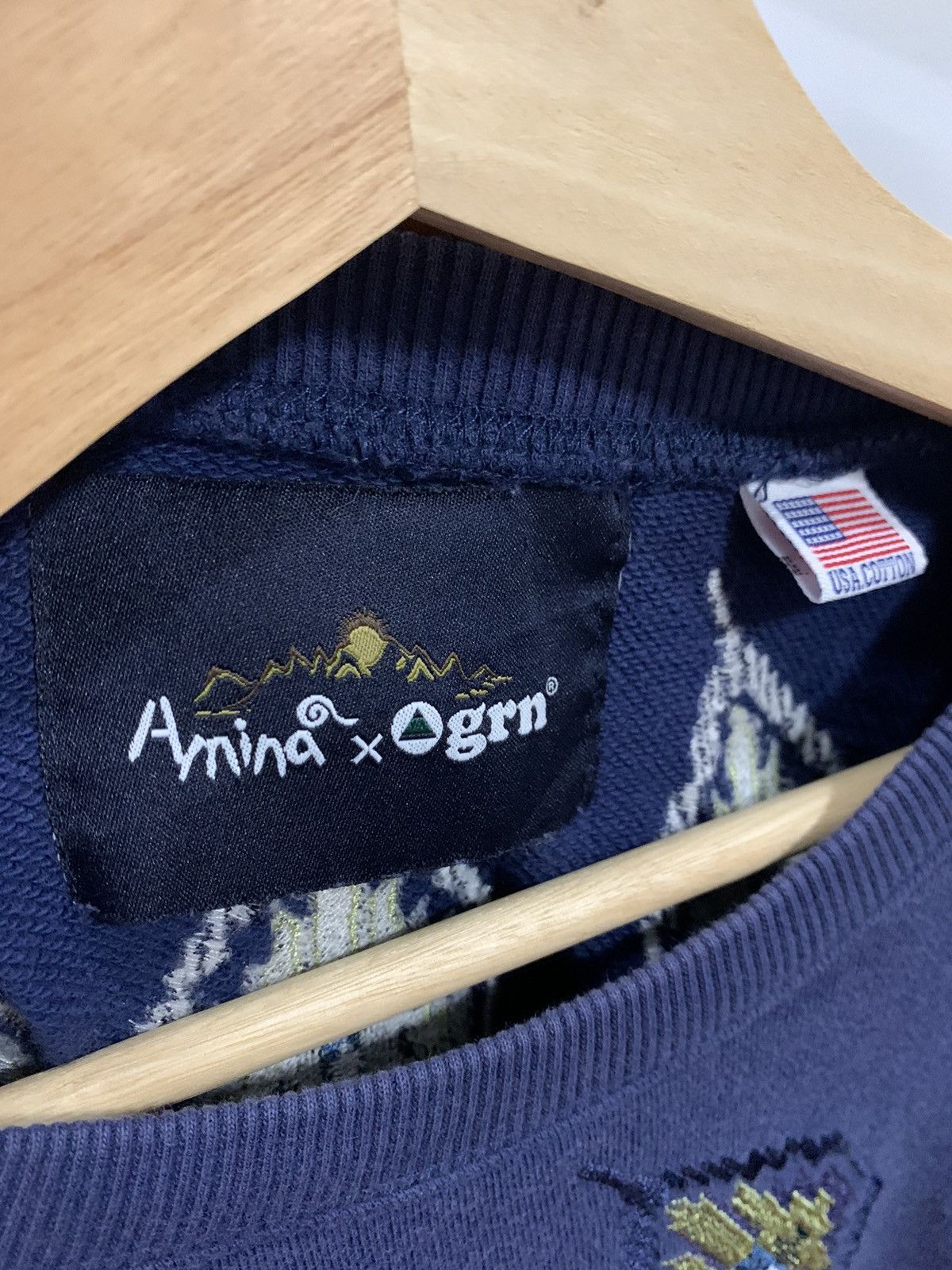 Japanese Brand Amina X GRN Navajo Sweatshirt Size US L / EU 52-54 / 3 - 4 Thumbnail