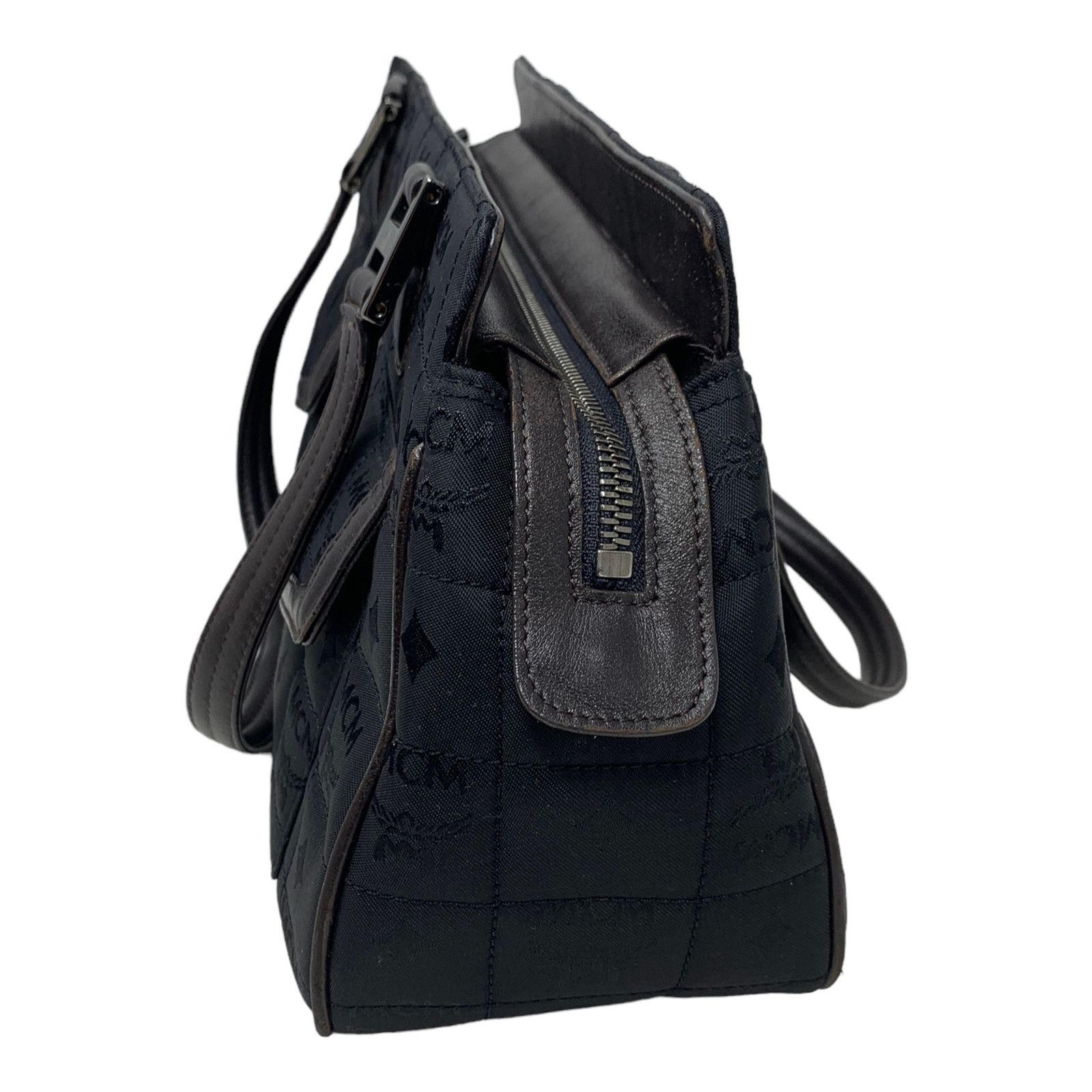 MCM MCM Monogram Visetos Nylon with Leather Trim Shoulder bag Size ONE SIZE - 9 Thumbnail