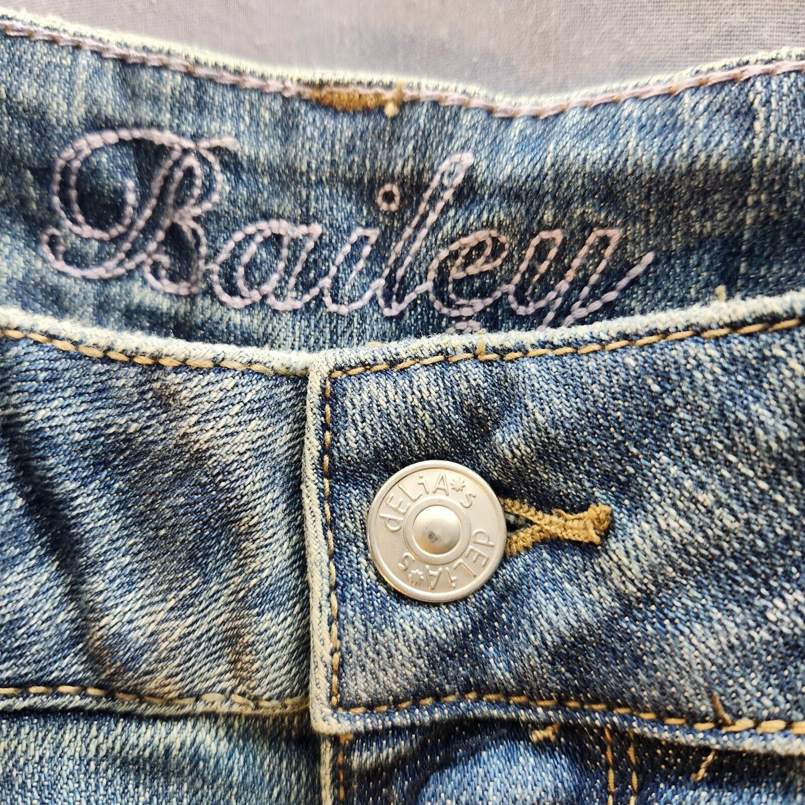 Designer NWT Deliahs Bailey Cuffed Cropped Jeans Size 15/16 New Size 38" / US 16 / IT 52 - 4 Thumbnail