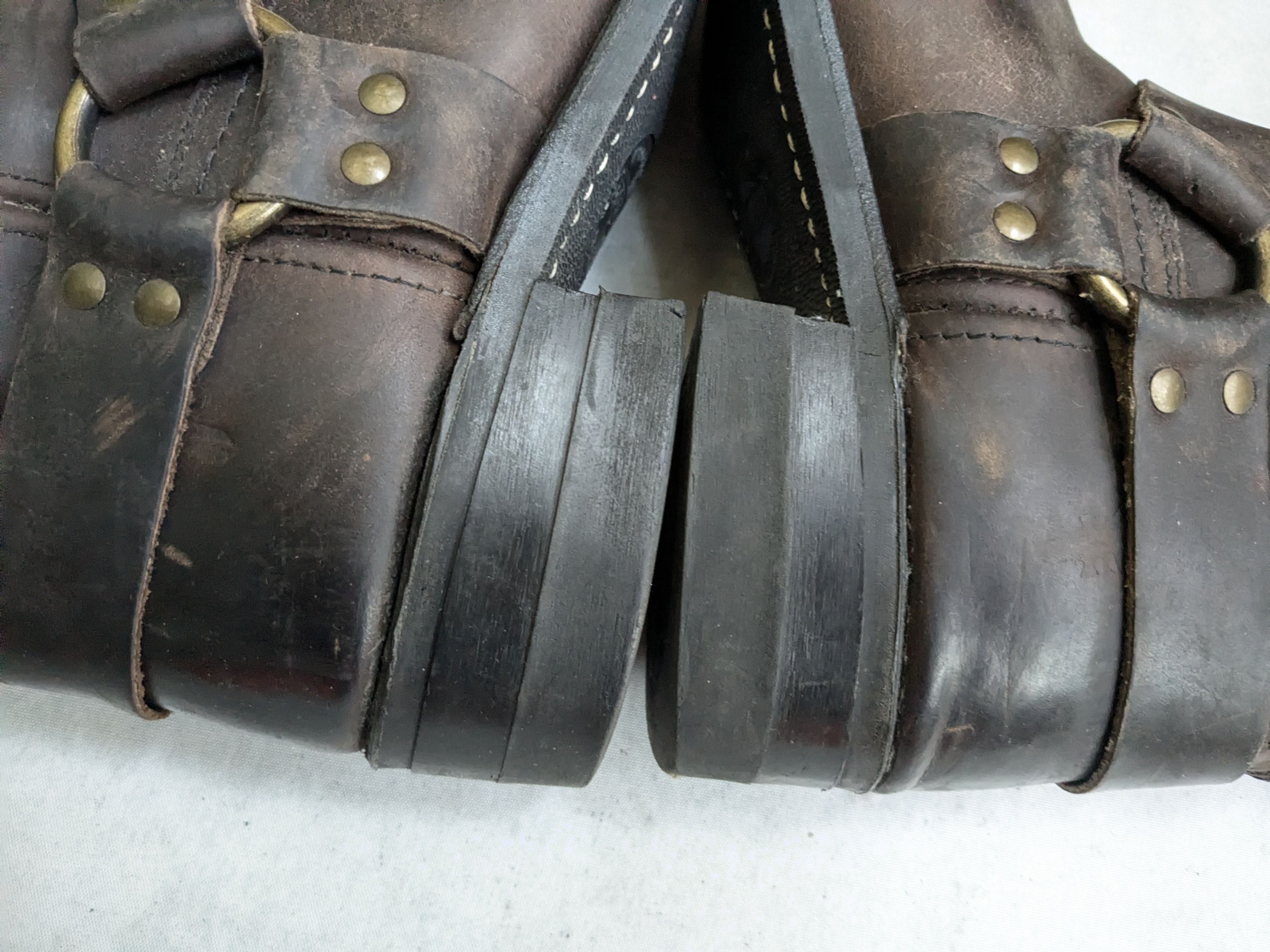 Frye Frye Harness Boots Brown 12 M Leather Size US 12 / EU 45 - 9 Thumbnail