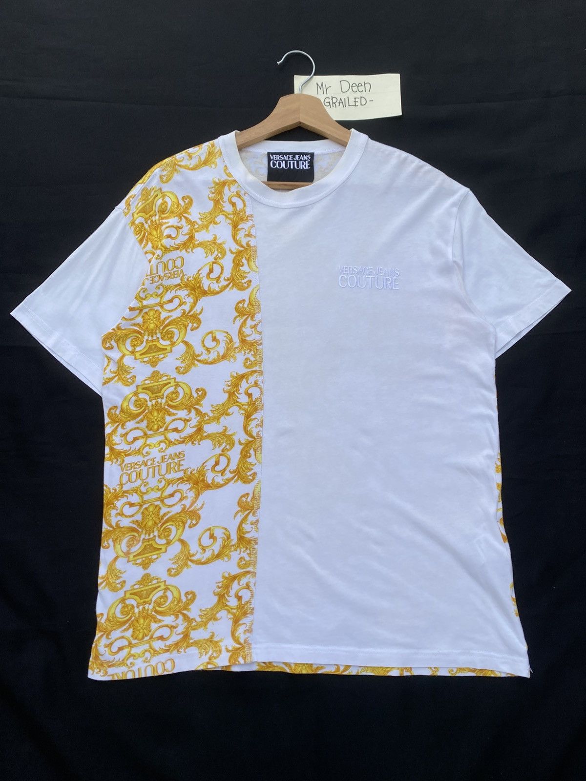 Versace Rare VERSACE Jeans Couture White Tshirt Size US M / EU 48-50 / 2 - 5 Thumbnail