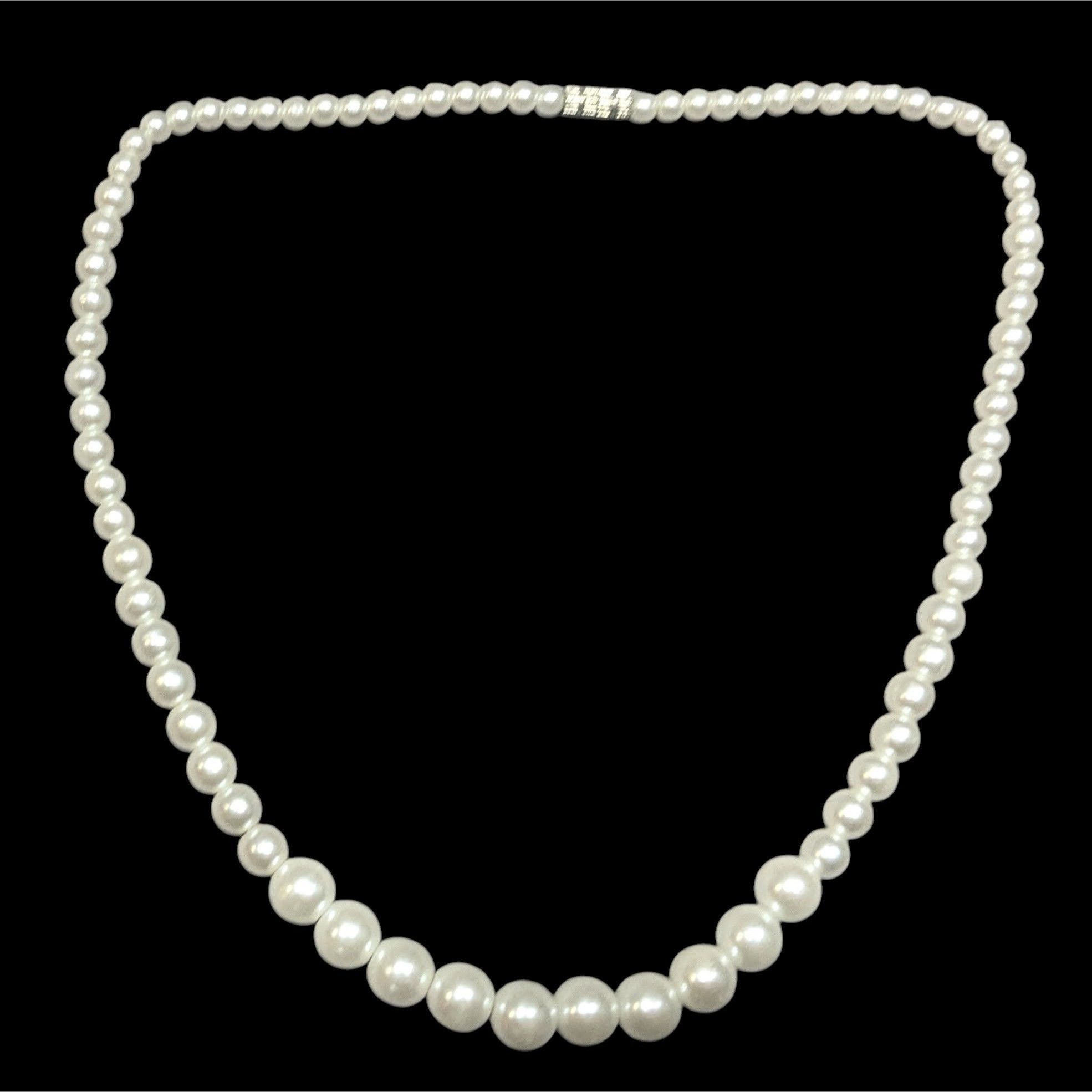 Other Elegant White Beaded Faux Pearl Necklace Size ONE SIZE - 1 Thumbnail