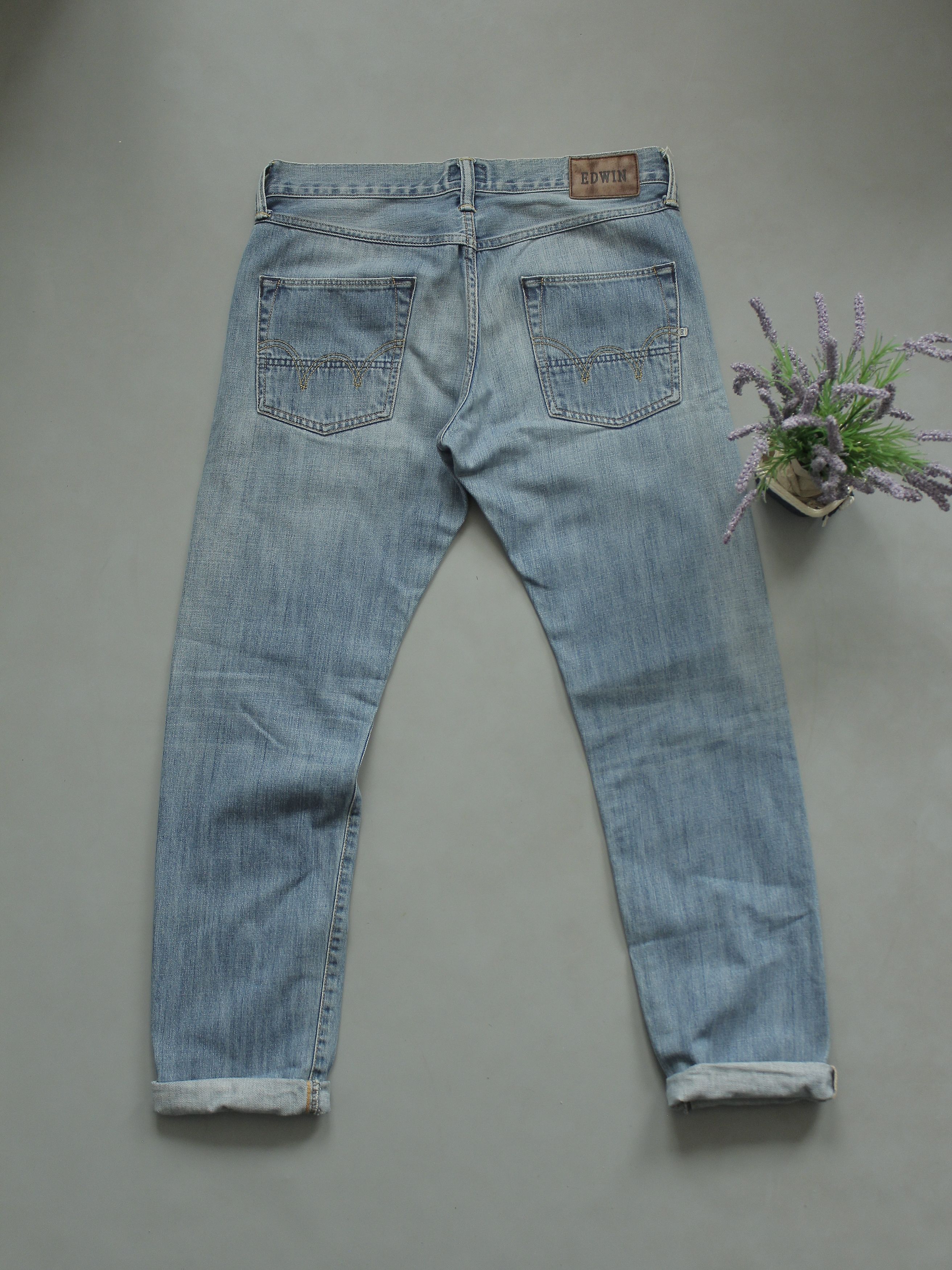 Edwin Edwin Ed-55 Light blue Denim Jeans Mens Size US 32 / EU 48 - 2 Thumbnail