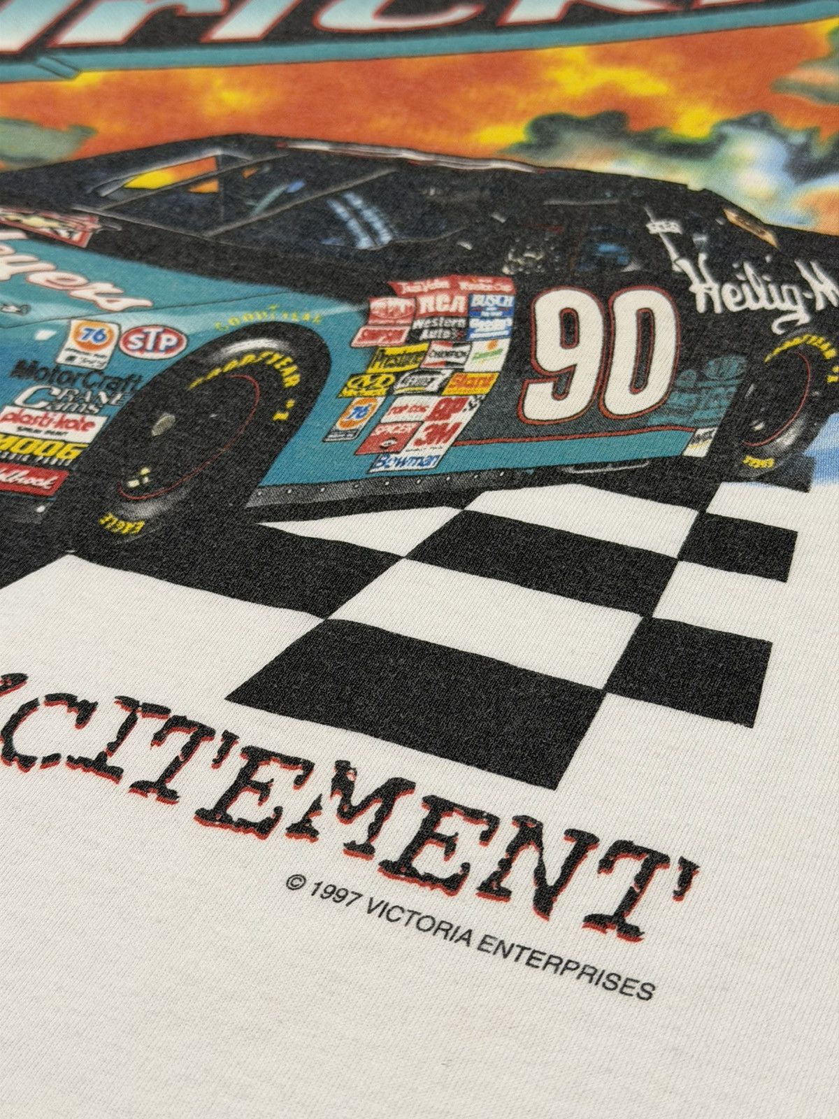 NASCAR Vintage 90s Dick Trickle Fan Club 1997 Racing Tee XXL NASCAR Size US XXL / EU 58 / 5 - 6 Thumbnail